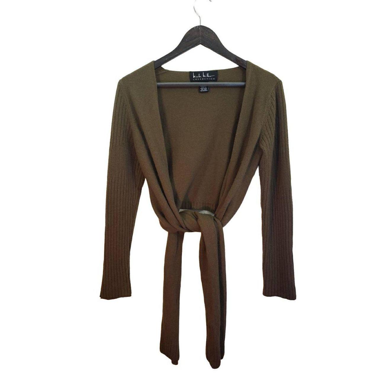 Nicole miller 2025 cashmere cardigan