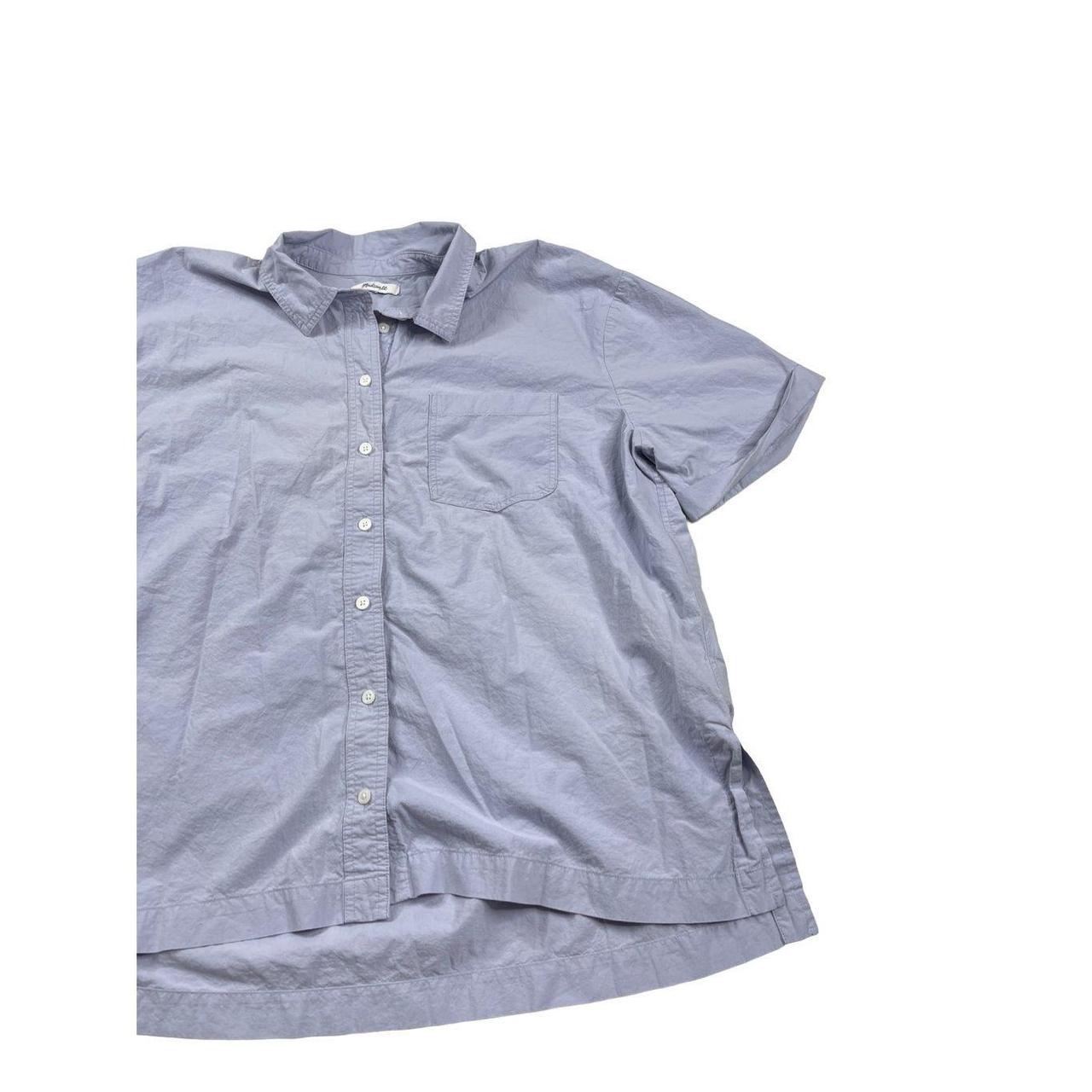 Signature Poplin Short-Sleeve Button-Down Shirt