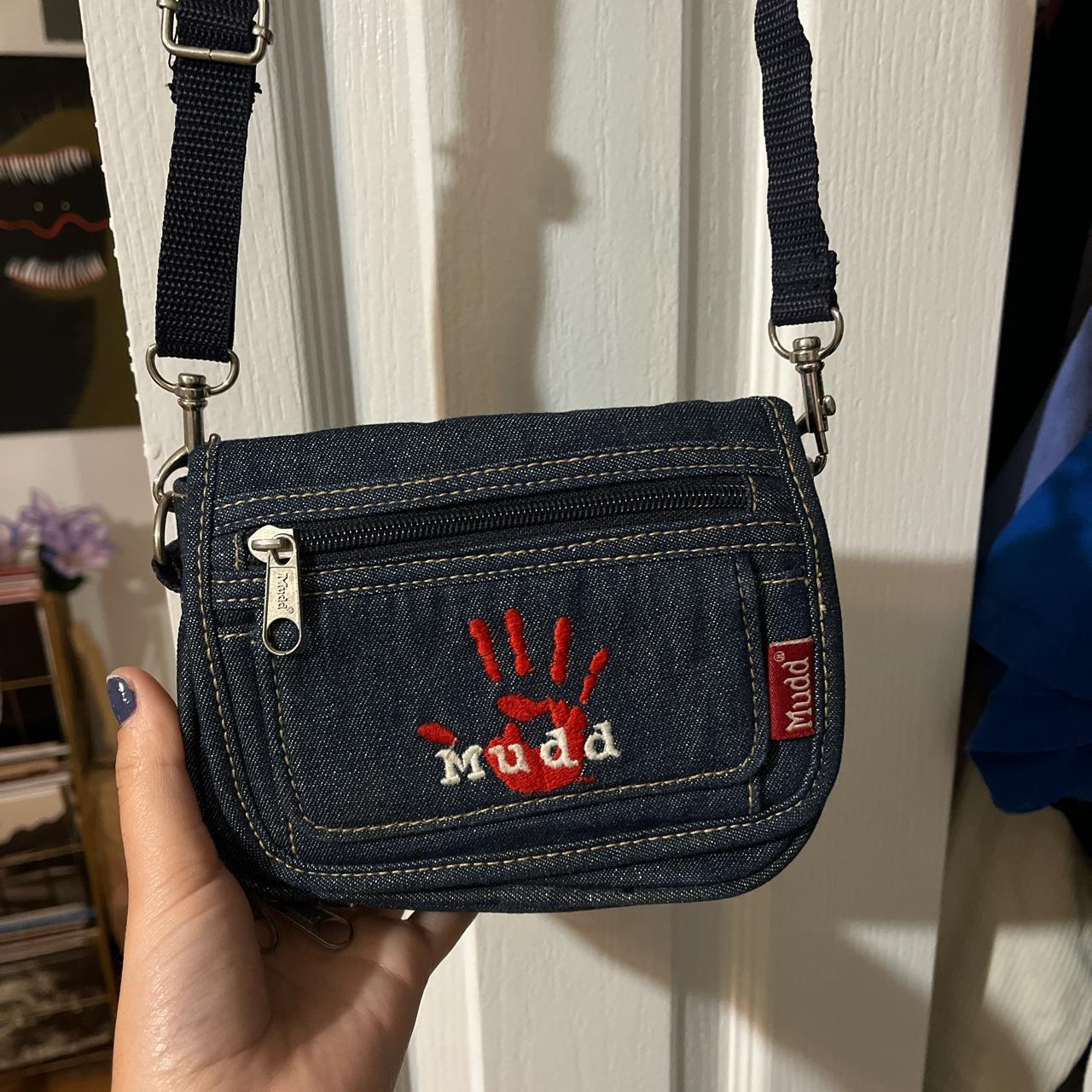 Mudd Clothing Women's Red and Navy Bag