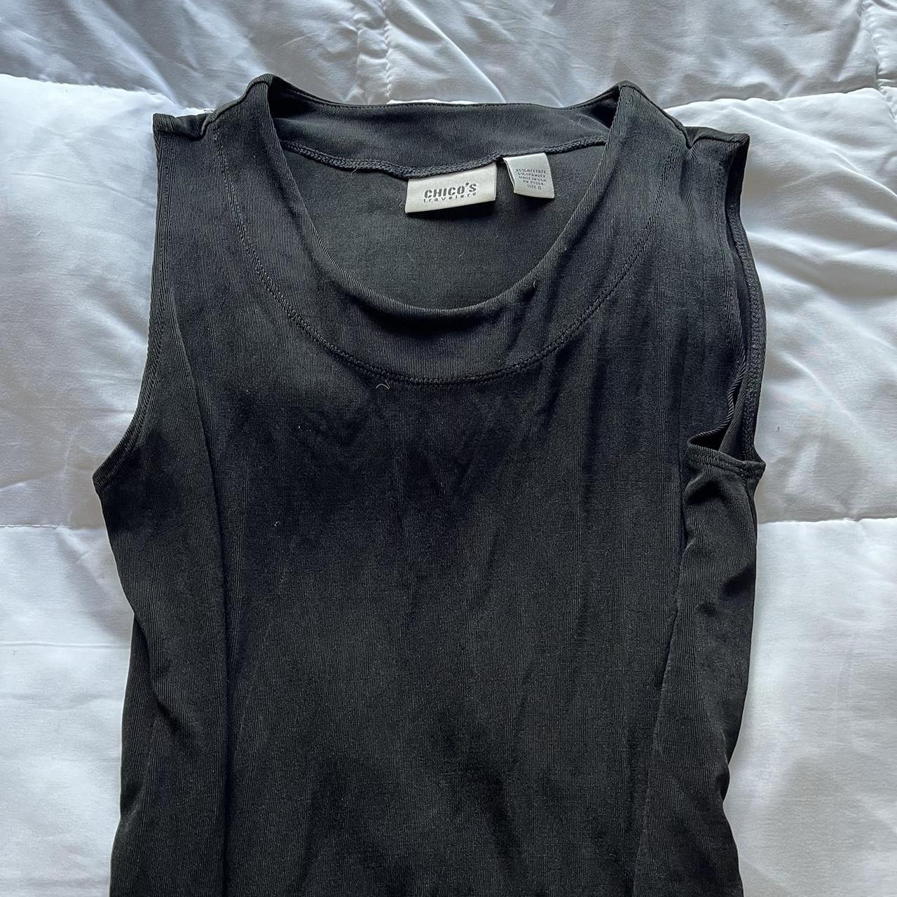 Chico's Women's Black Dress | Depop