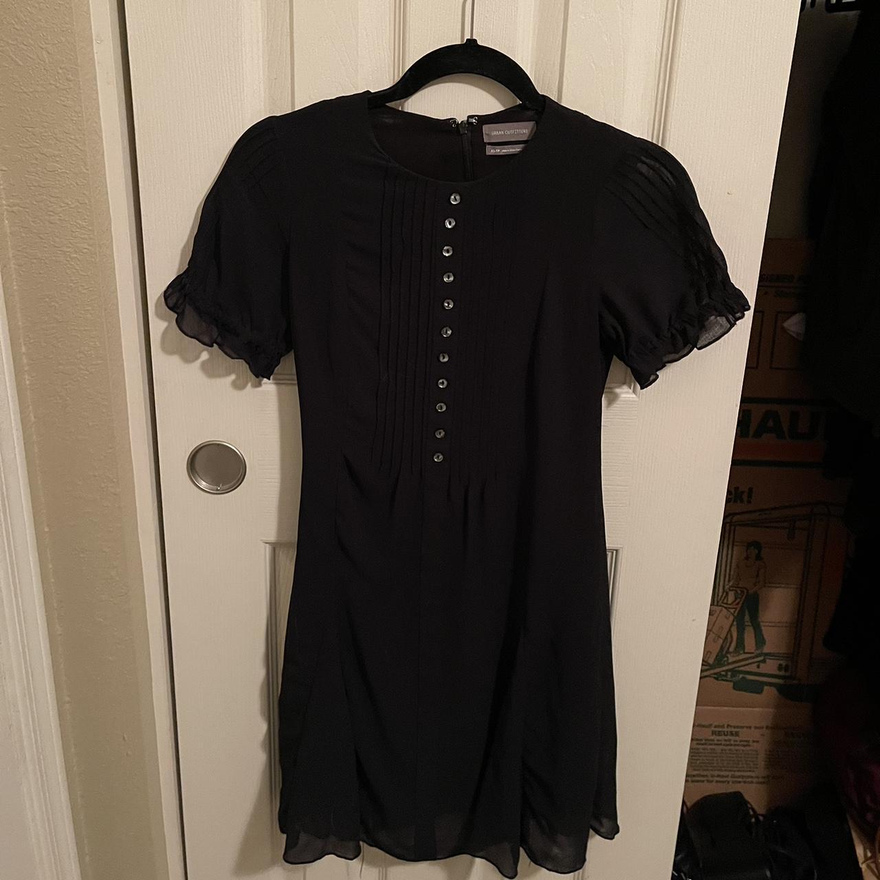 Urban Outfitters Short Sleeve Black Goth on sale Dress Size 2