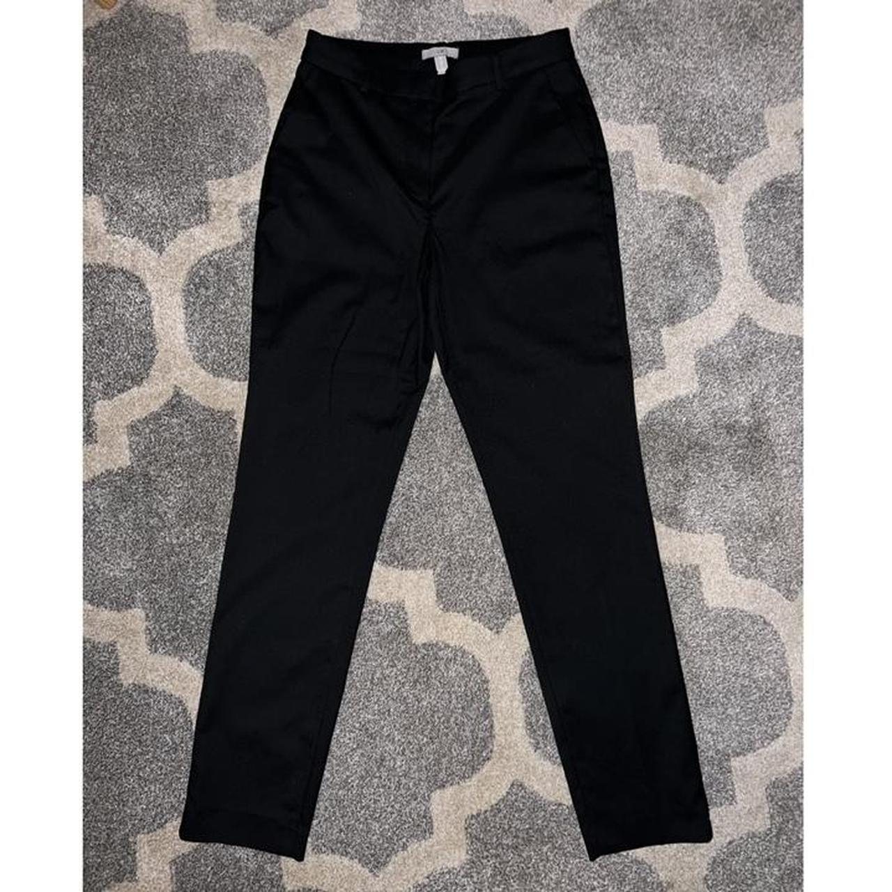 Black slim fit pants for men tailored as formal dress pants | Baron Boutique