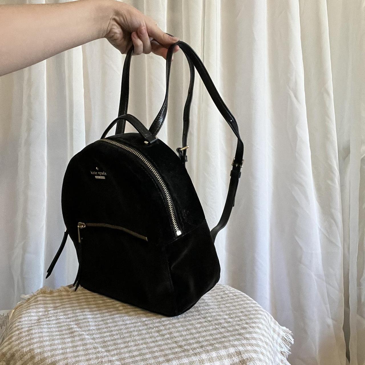 Velvet kate spade backpack sale