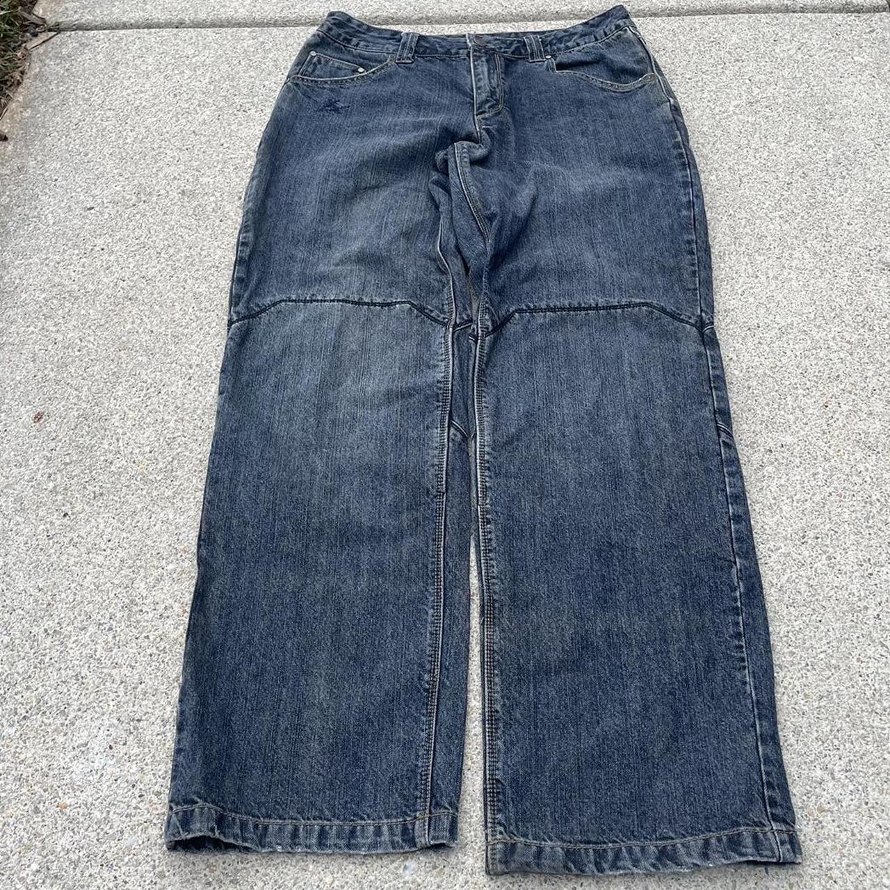 Y2K supper baggy jeans 32x34 Leg opening: 10 inches - Depop