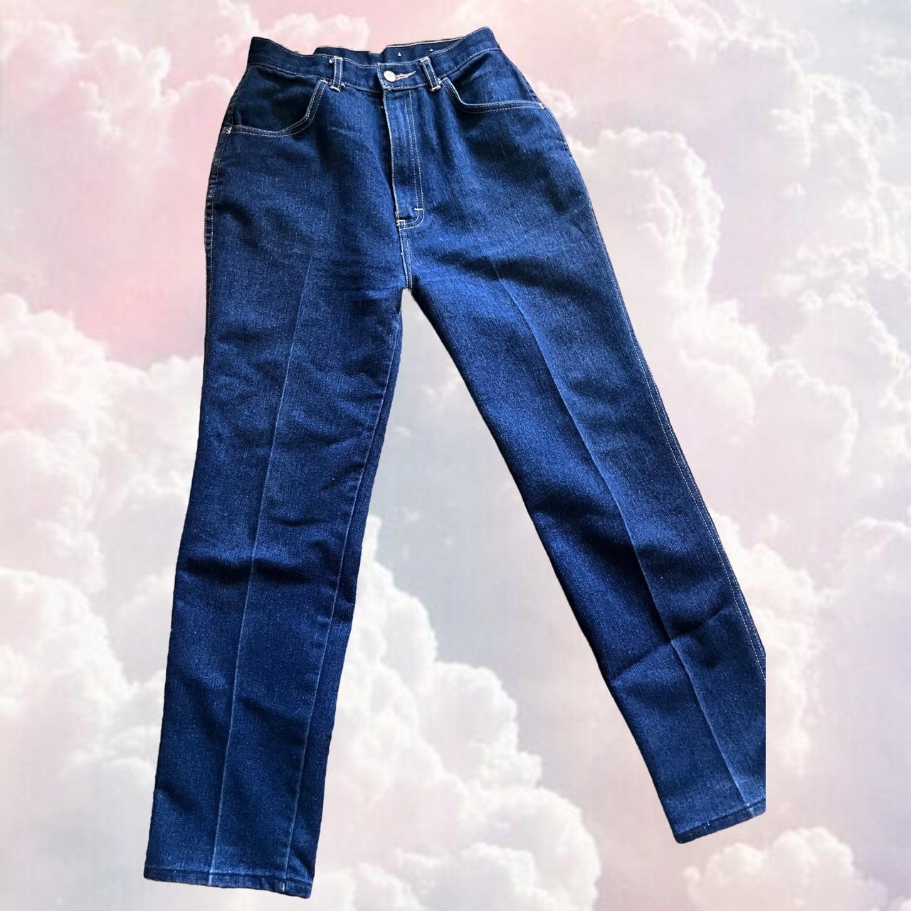 Throwback. Women's Blue Jeans Depop