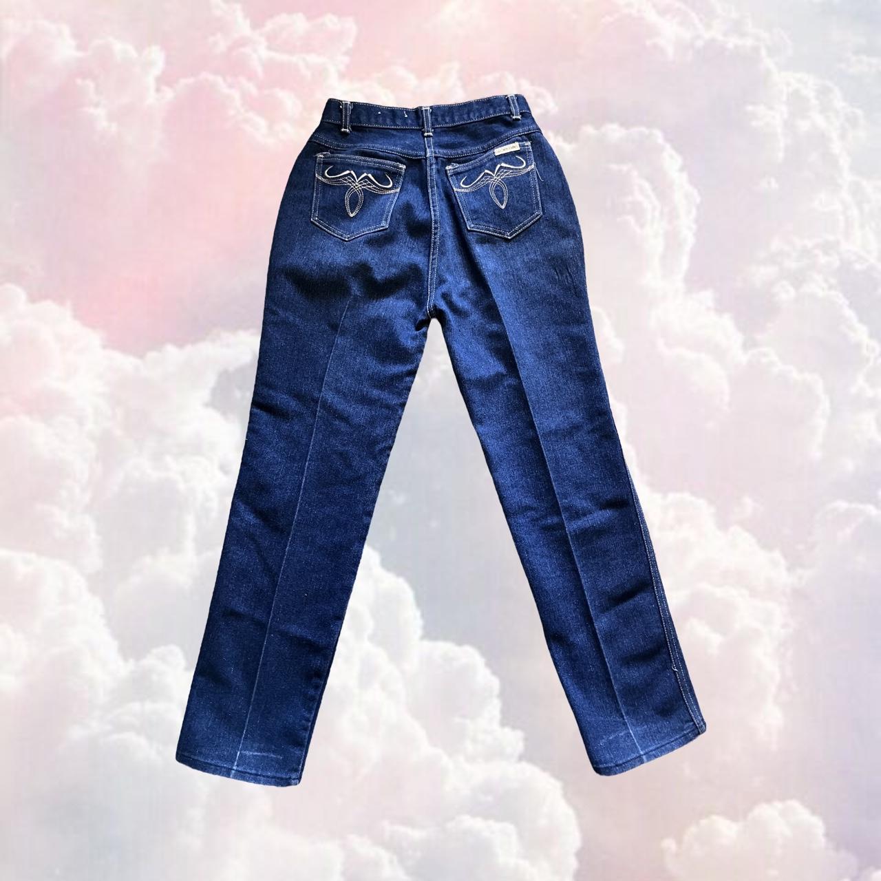 Throwback. Women's Blue Jeans Depop