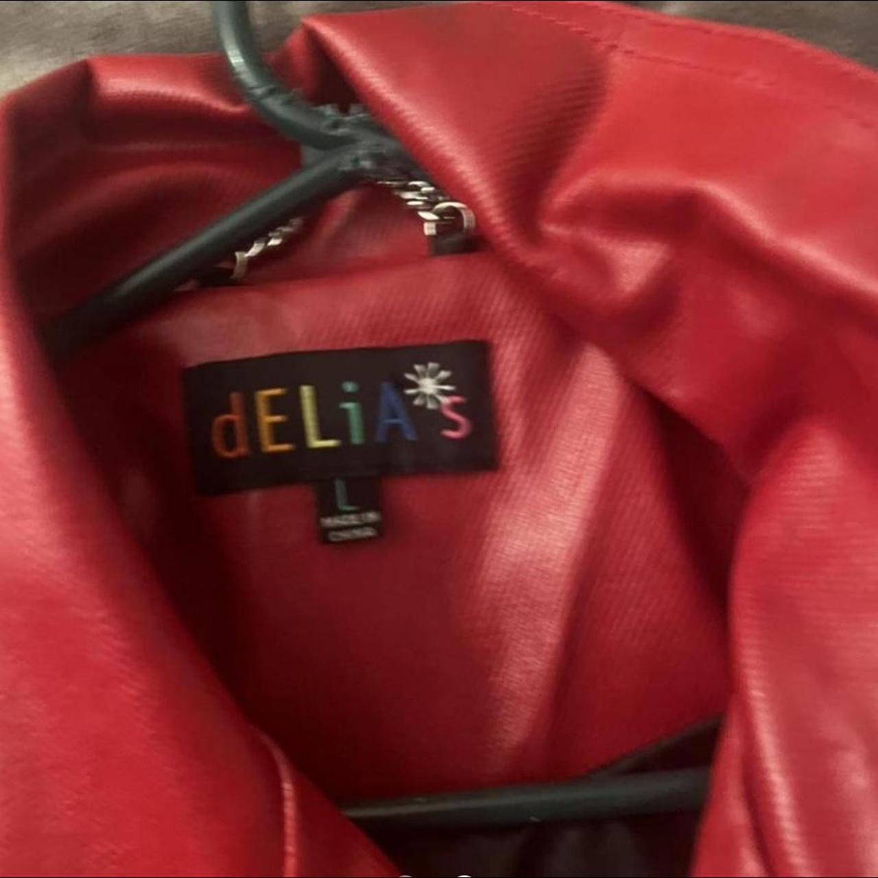 Delia's Vegan Leather Trench Coat