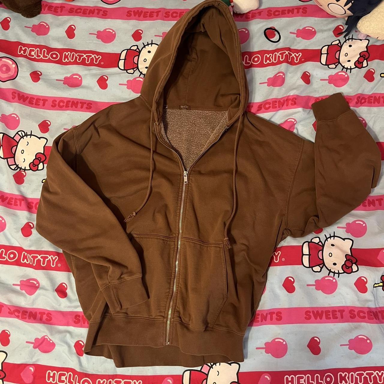 Brandy Melville Women's Brown Jacket Depop