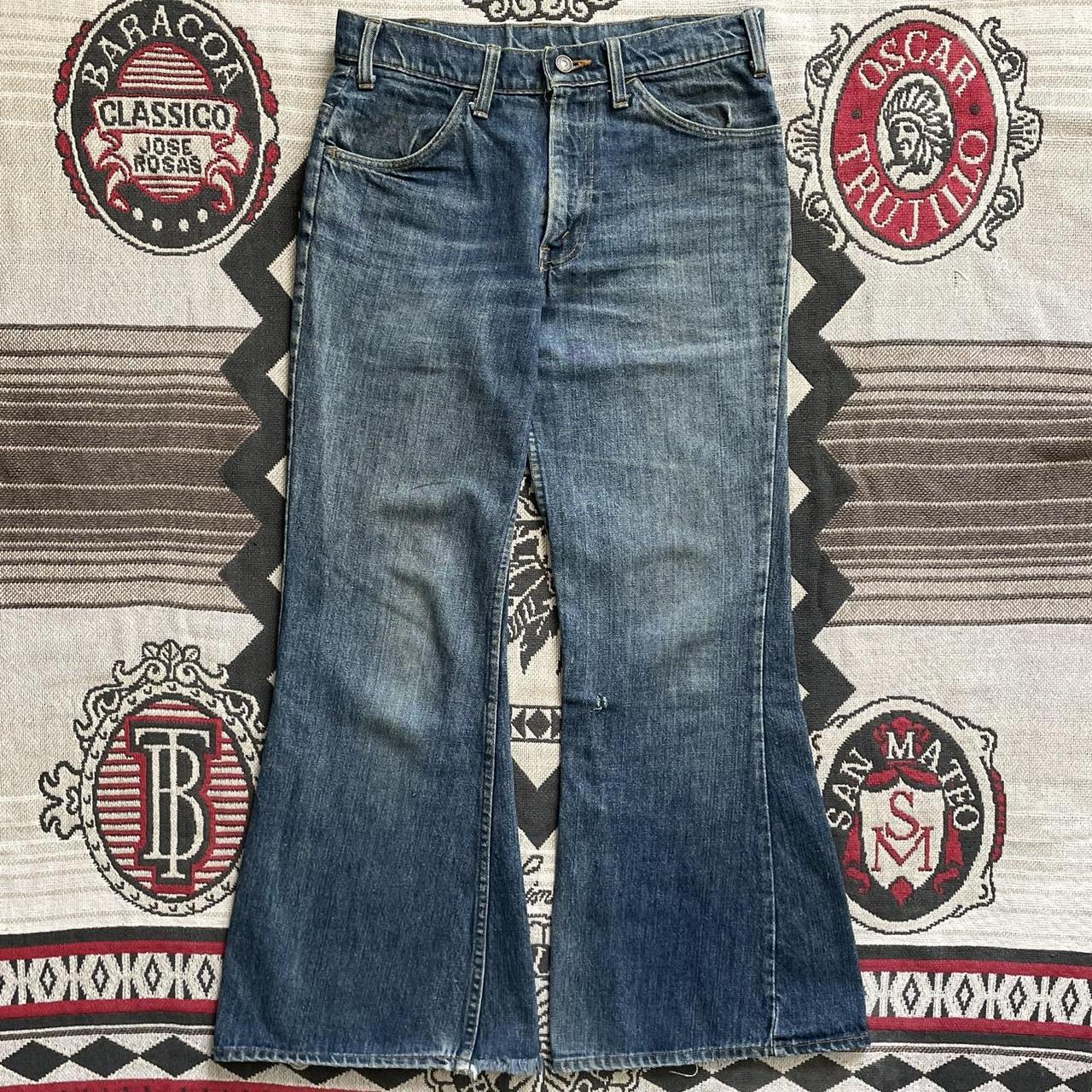 Vintage Levi's 684 Bell Bottom Jeans -Late 60s... - Depop