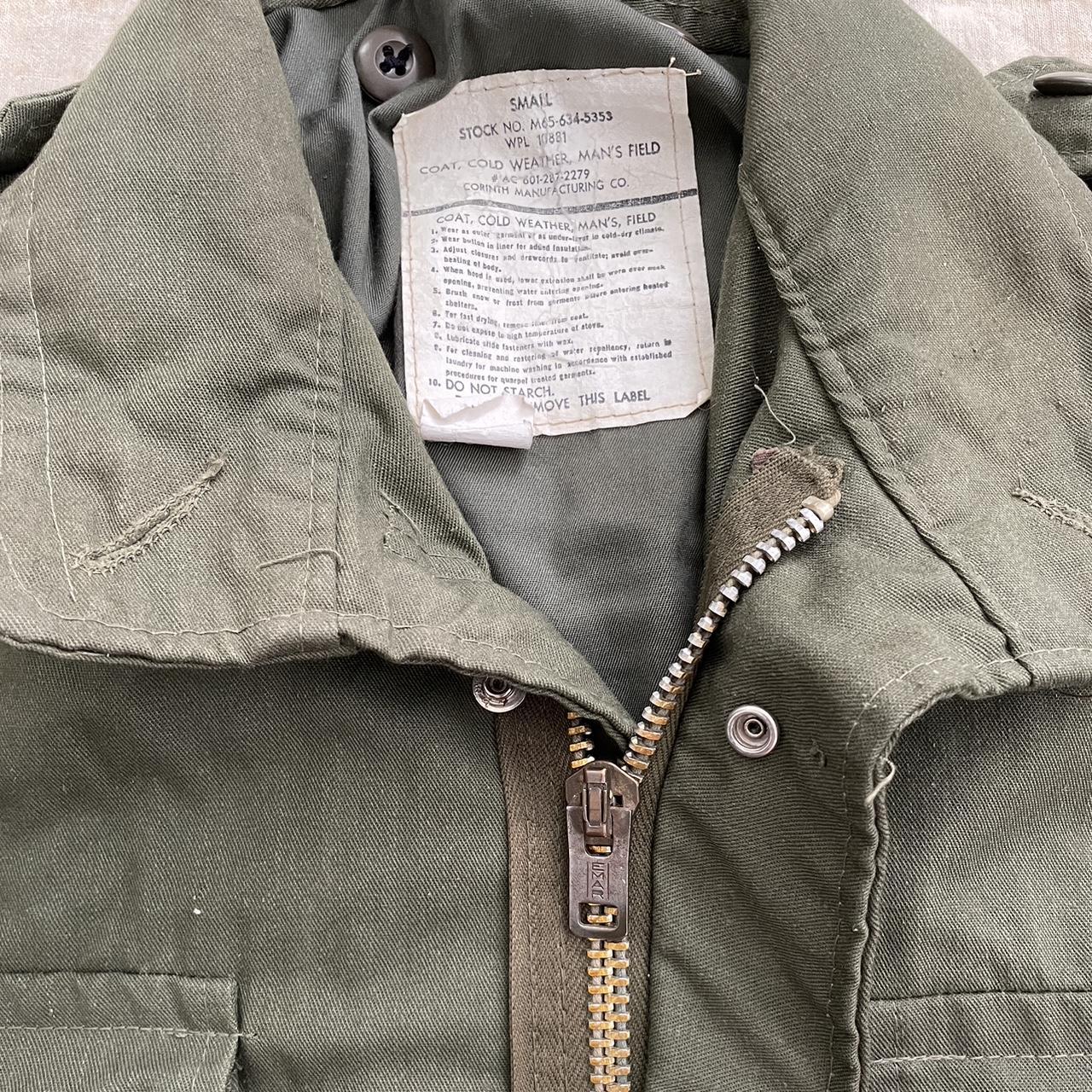 Vintage M65 Field Jacket -Paint splatter throughout... - Depop