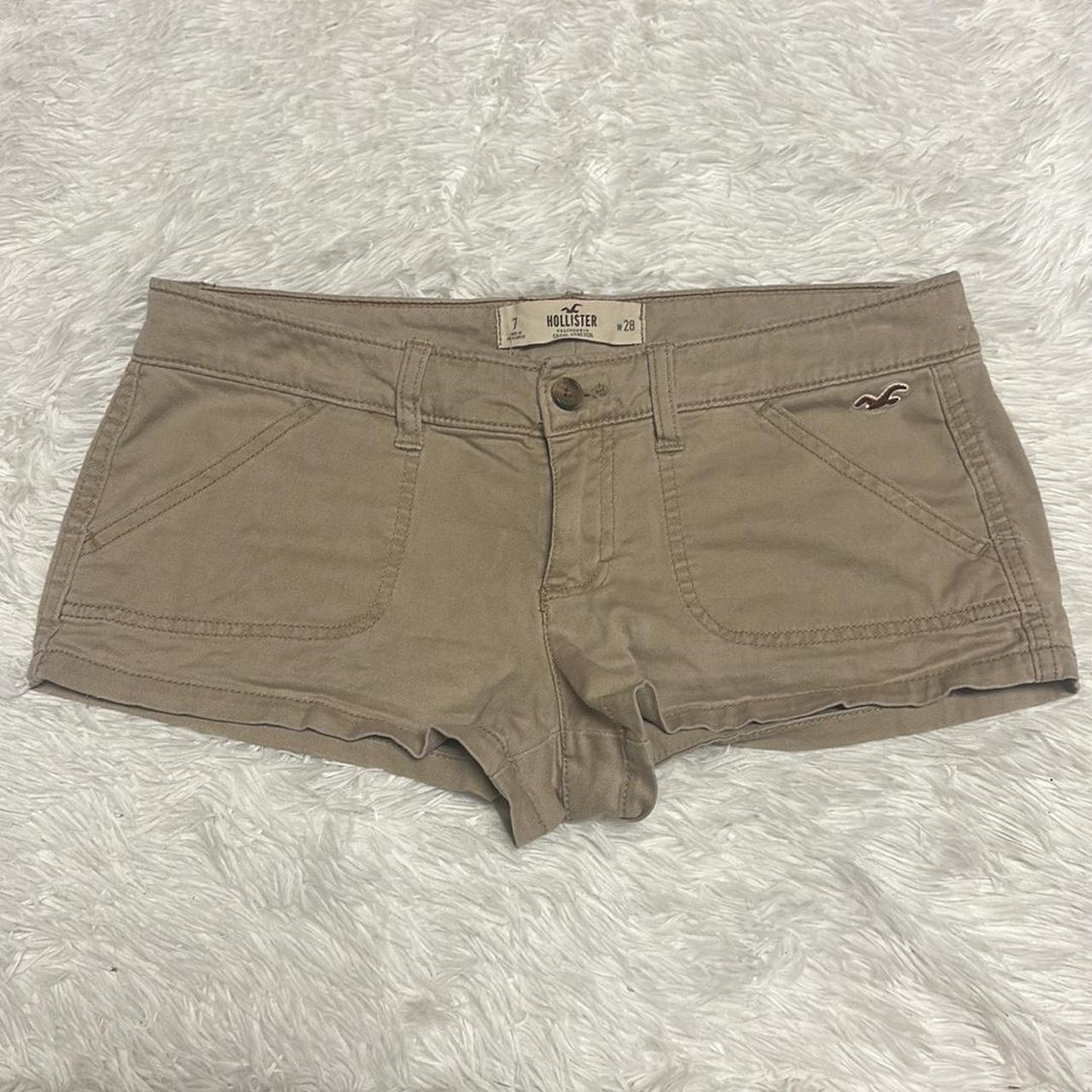 Hollister khaki shorts women best sale