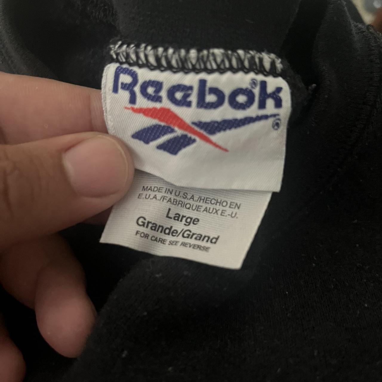 Vintage Reebok Sweater 🏷 Tagged L on 90s Reebok tag... - Depop