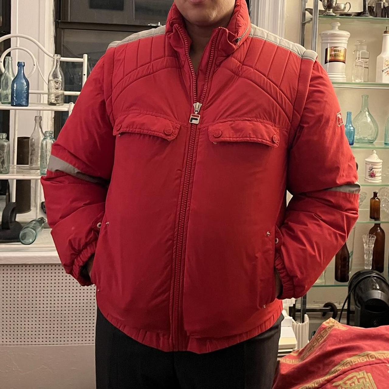 Fila Men's Red Jacket | Depop