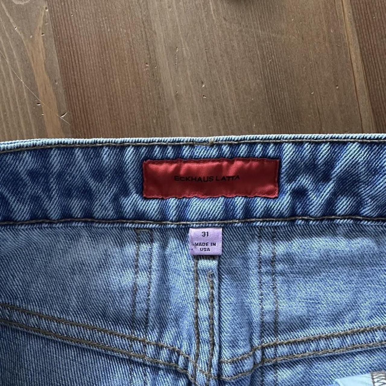 NWT Eckhaus Latta El Jeans True Blue Slim Denim 31...