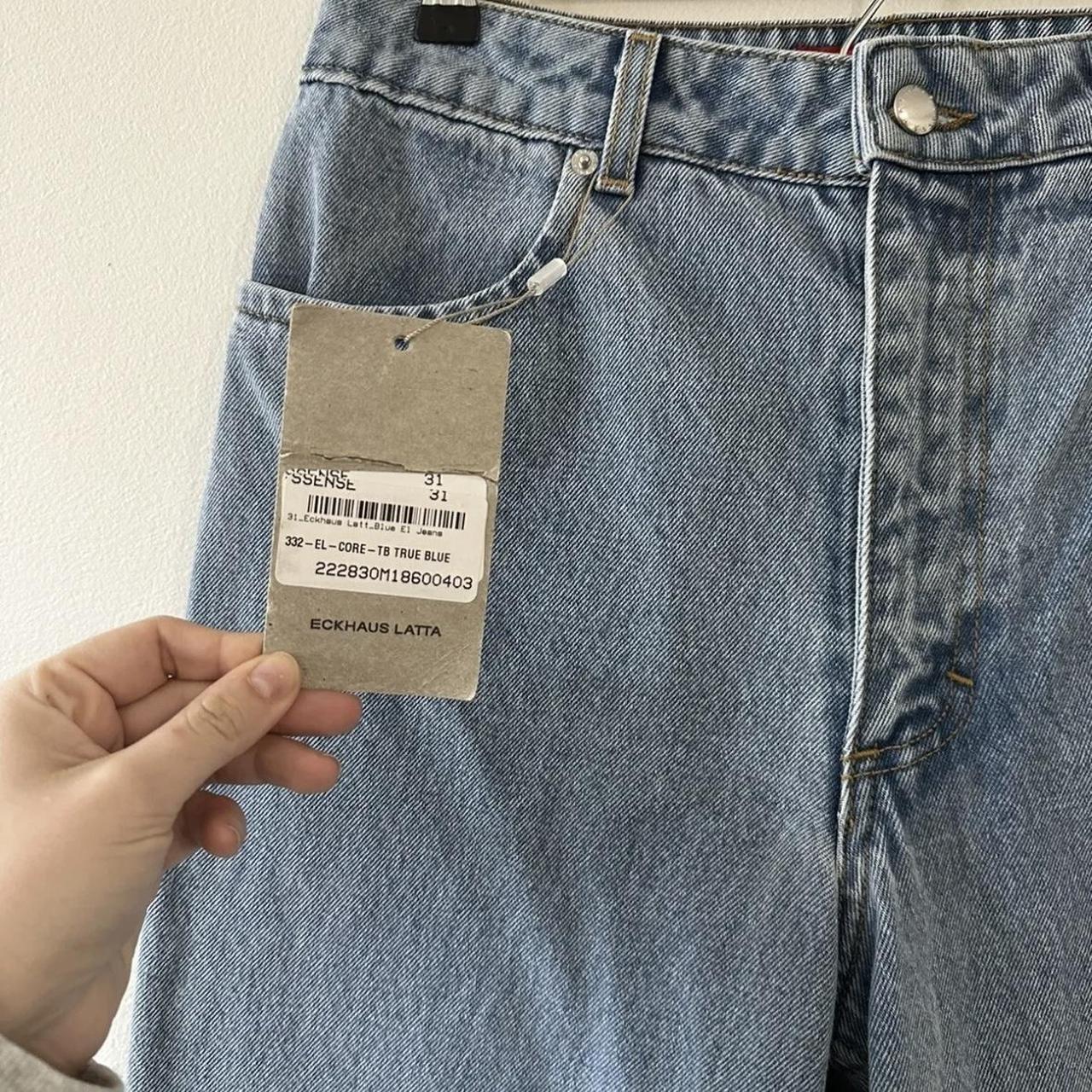 NWT Eckhaus Latta El Jeans True Blue Slim Denim 31...