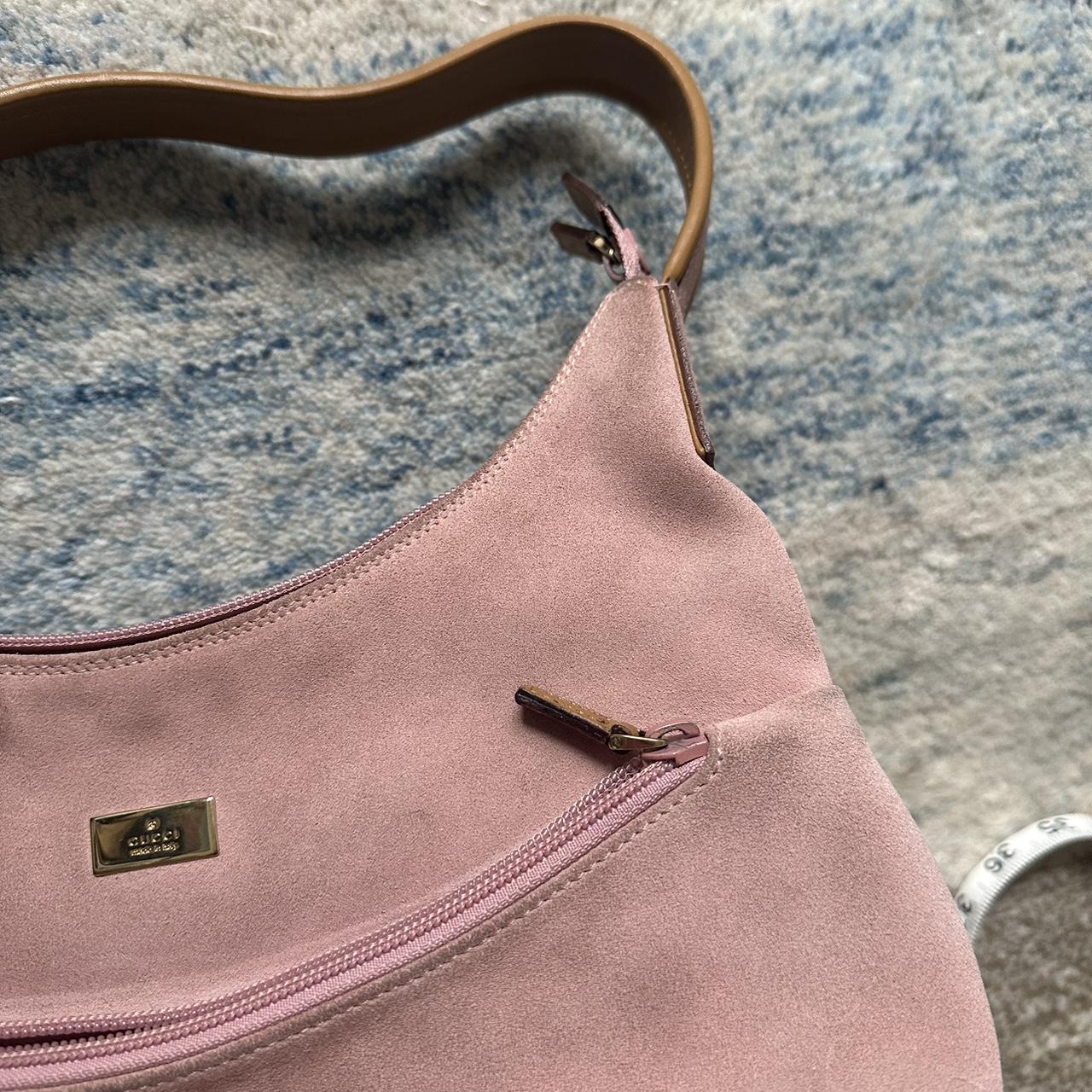 Gucci pink fashion suede bag