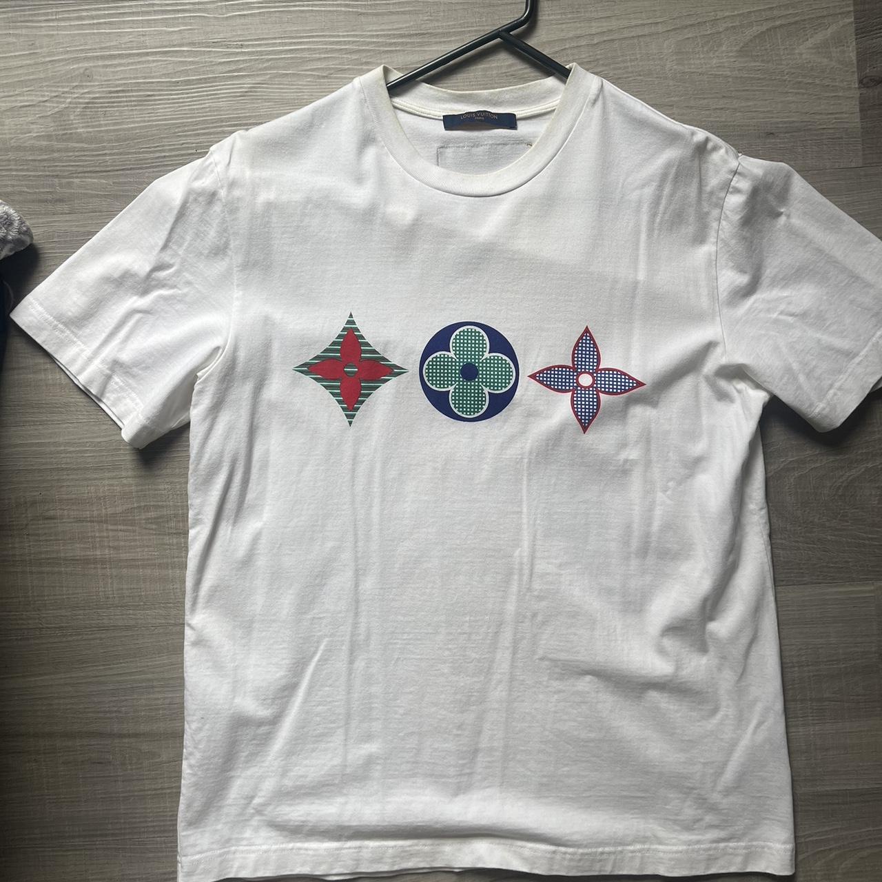 Louis Vuitton 2054 3D monogram pocket t shirt. - - Depop