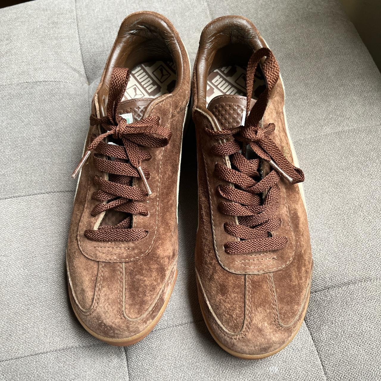 Puma Women's Brown Trainers | Depop