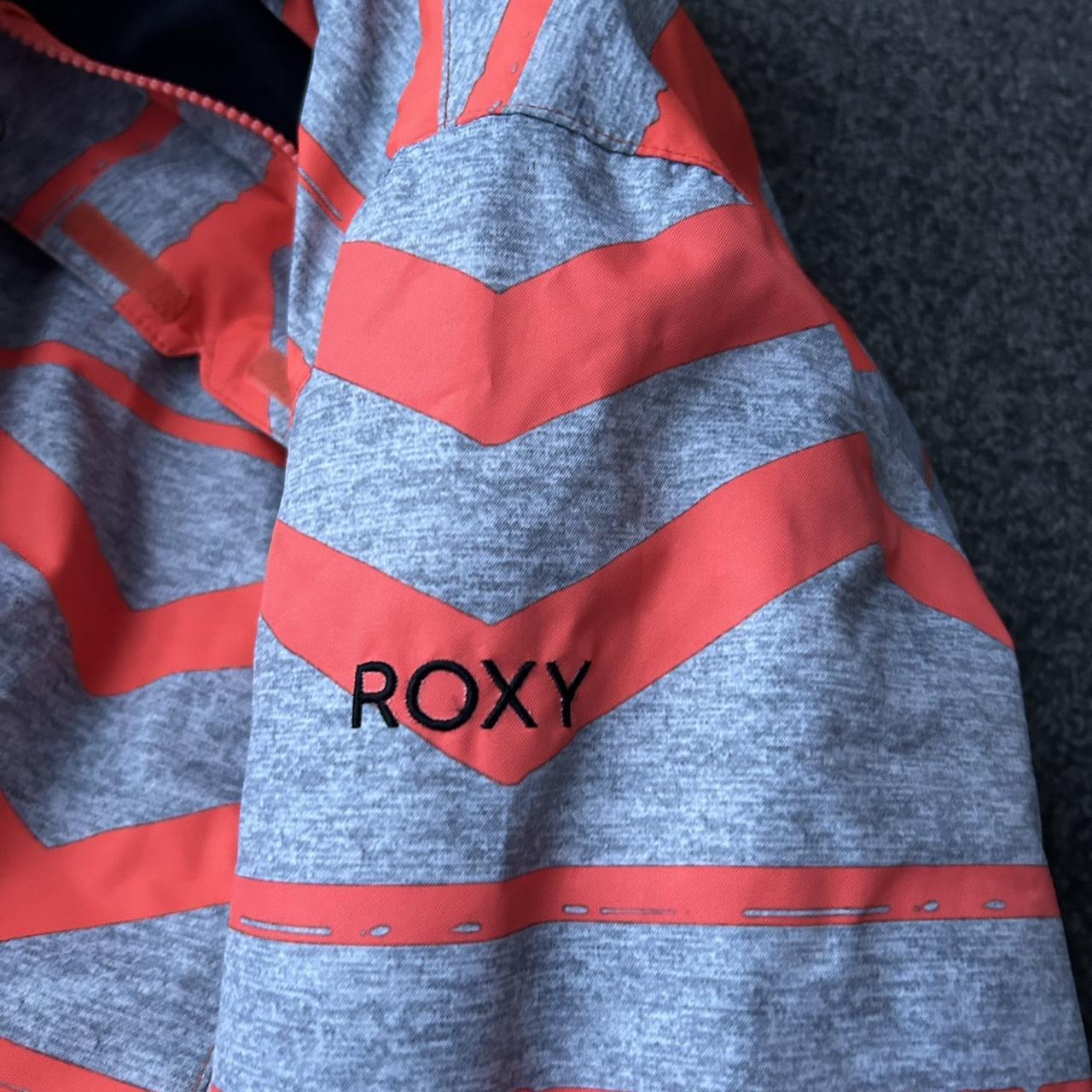 ROXY grey and orange girls ski jacket Kids Size 14... Depop