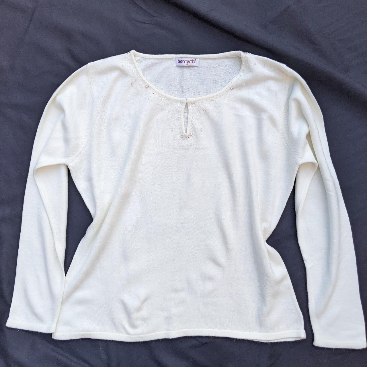 oversized white nike jumper