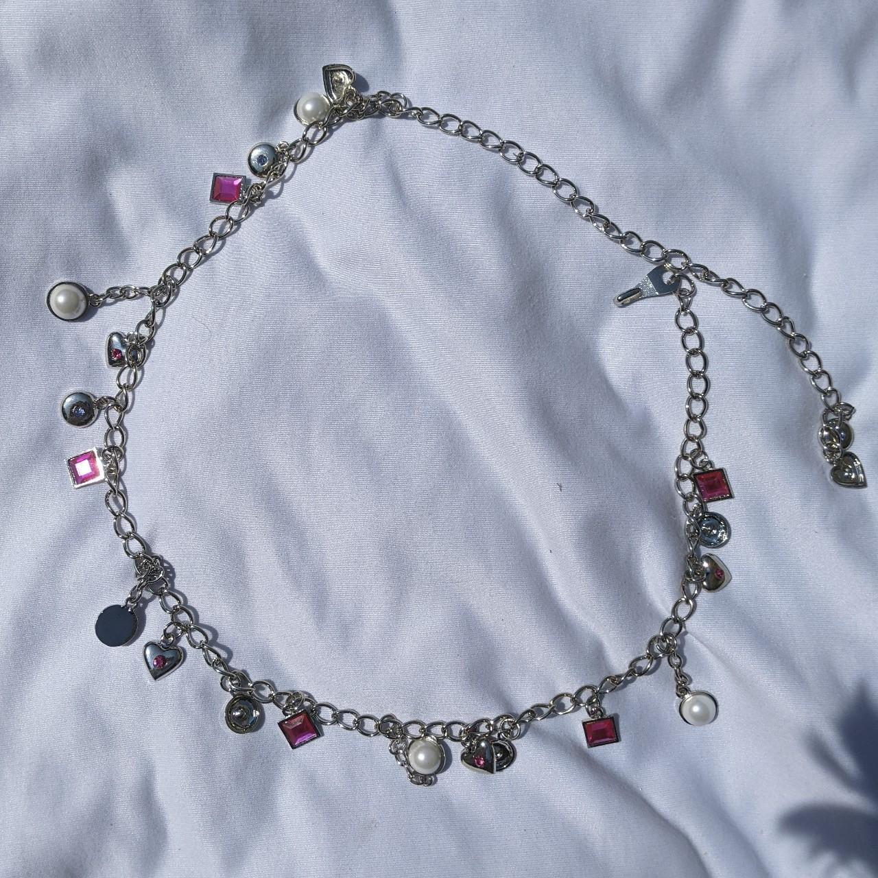 💖Silver Charm Waist Chain 🧚Pretty Y2k silver... - Depop