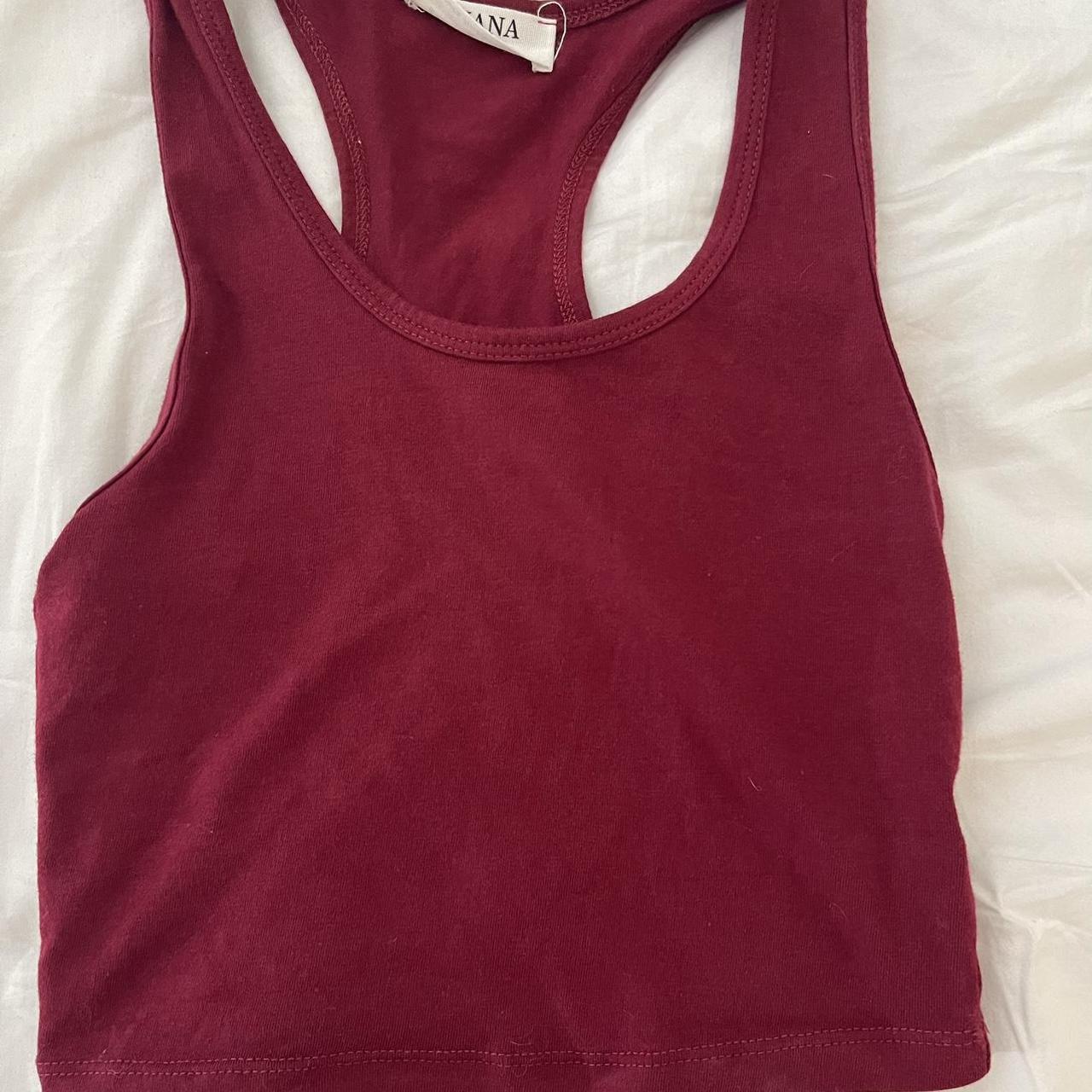 Boston Red Sox Baseball Red Racerback Tank Top size - Depop