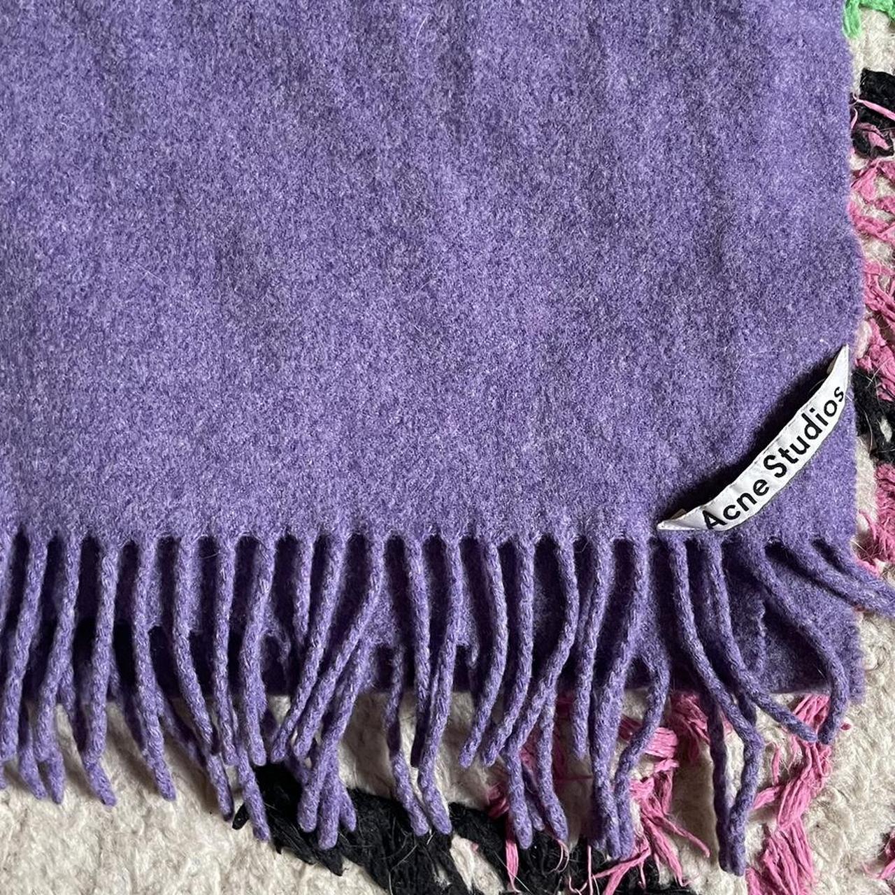 Acne studios scarf lilac purple 70” long- Depop