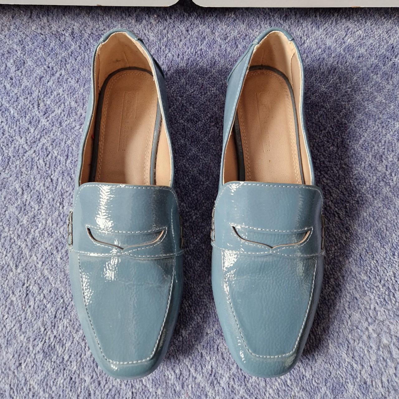 ASOS Women's Blue Loafers | Depop