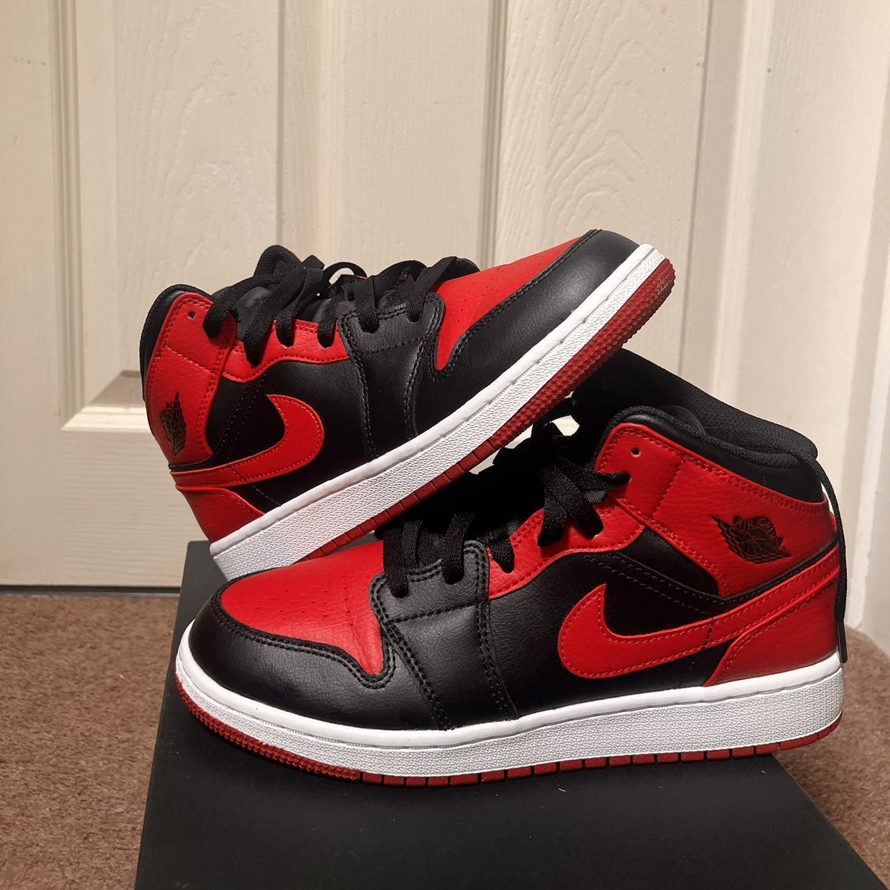 womens red jordan 1