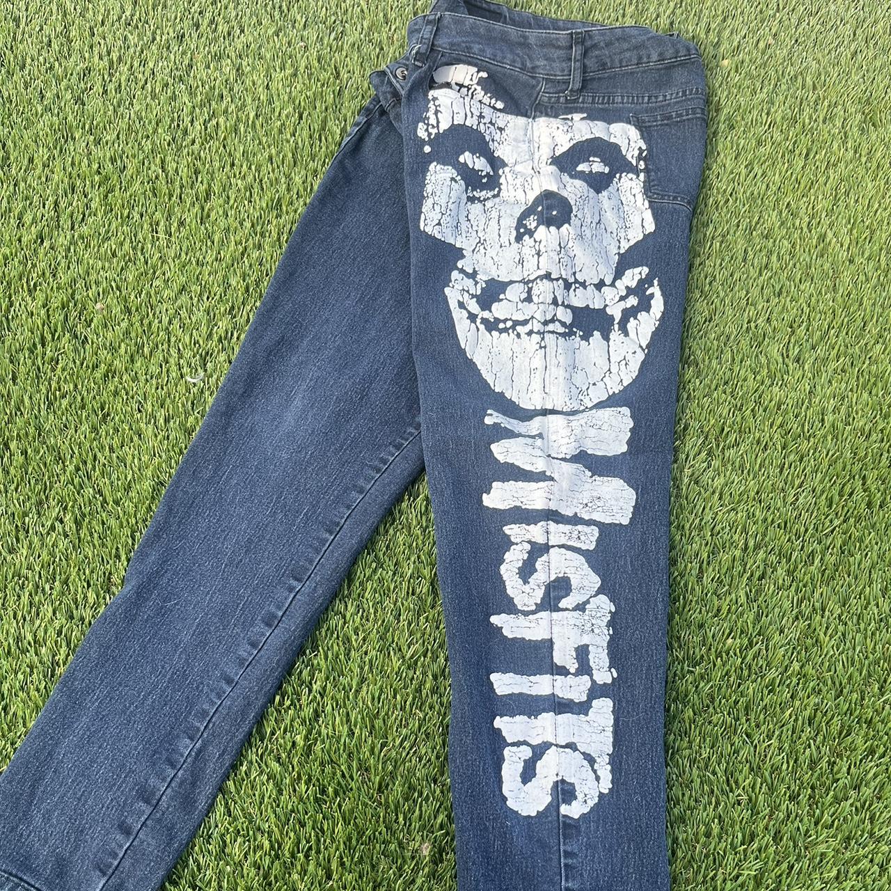 Iron Fist Women's Navy and White Jeans (2)