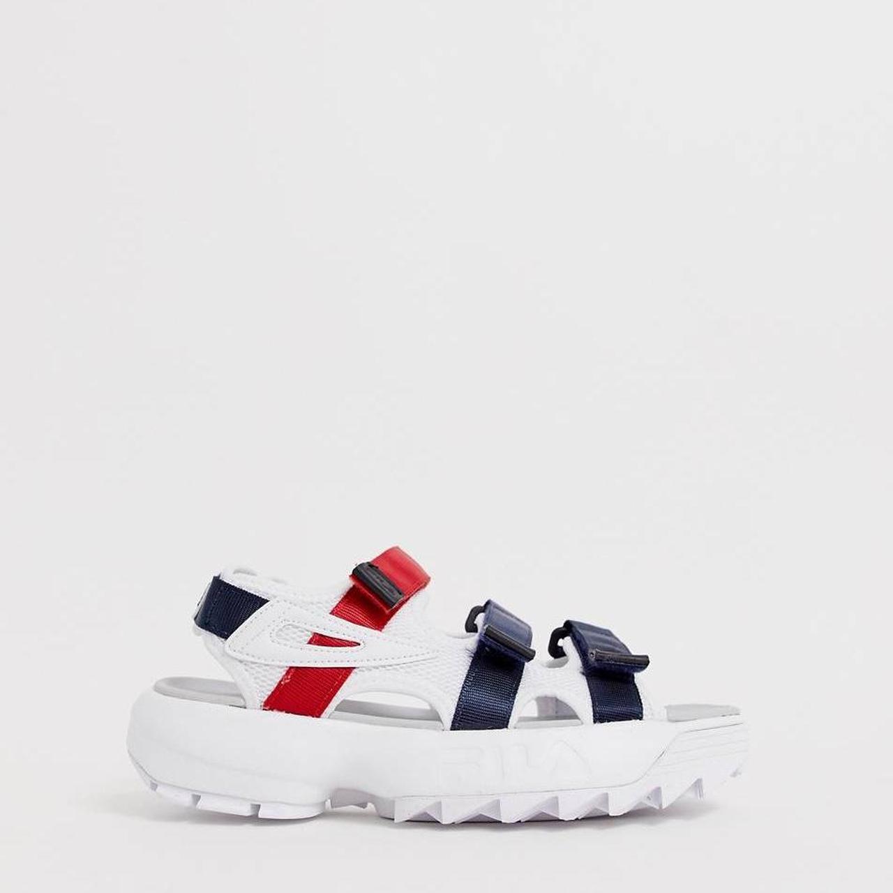 Fila store blue sandals