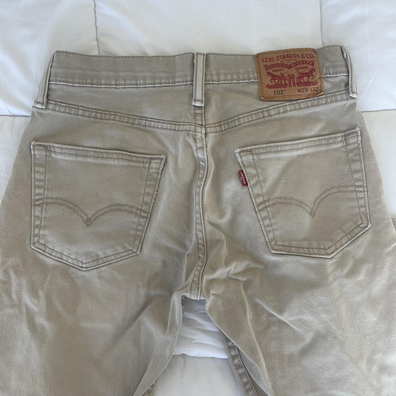 Levi’s khaki denim pants W29 L32 Fits women’s size... Depop