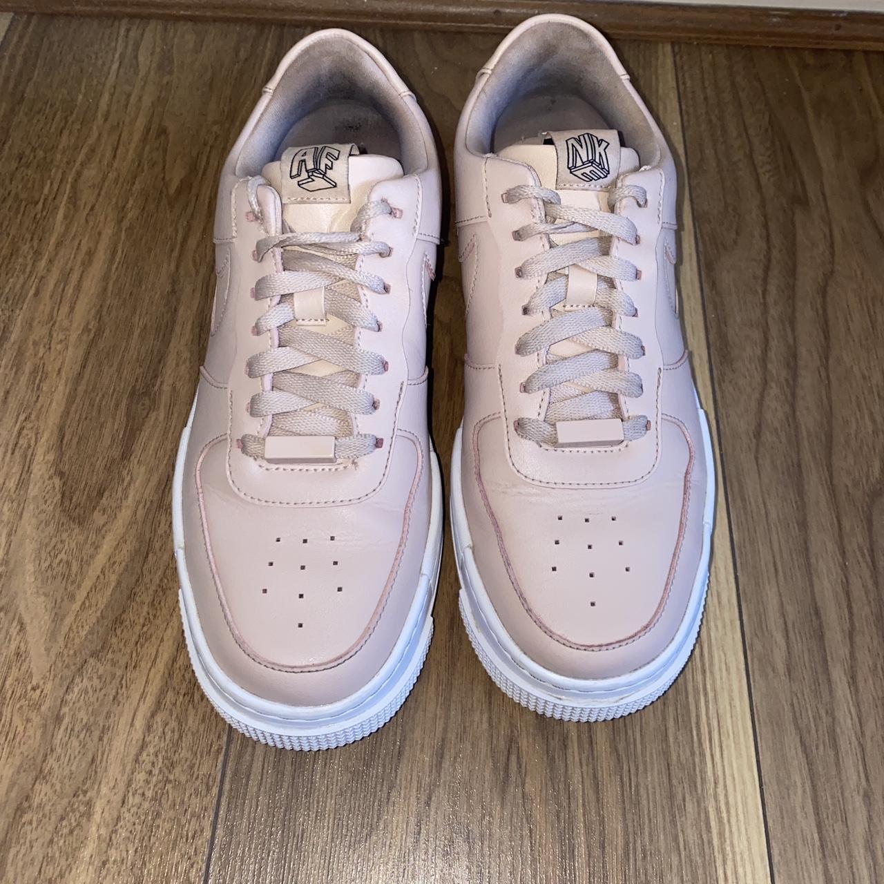 NIKE AIR FORCE 1 LOW PIXEL PARTICLE BEIGE (WOMEN'S),... - Depop