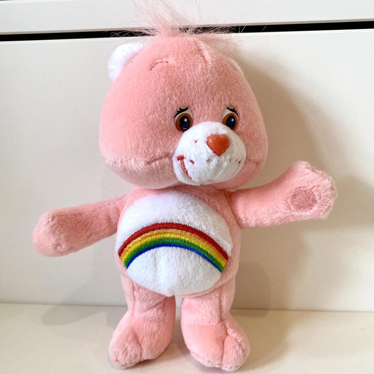 A Cheer Bear Care Bear 2002 stuffed toy. The cute. Depop