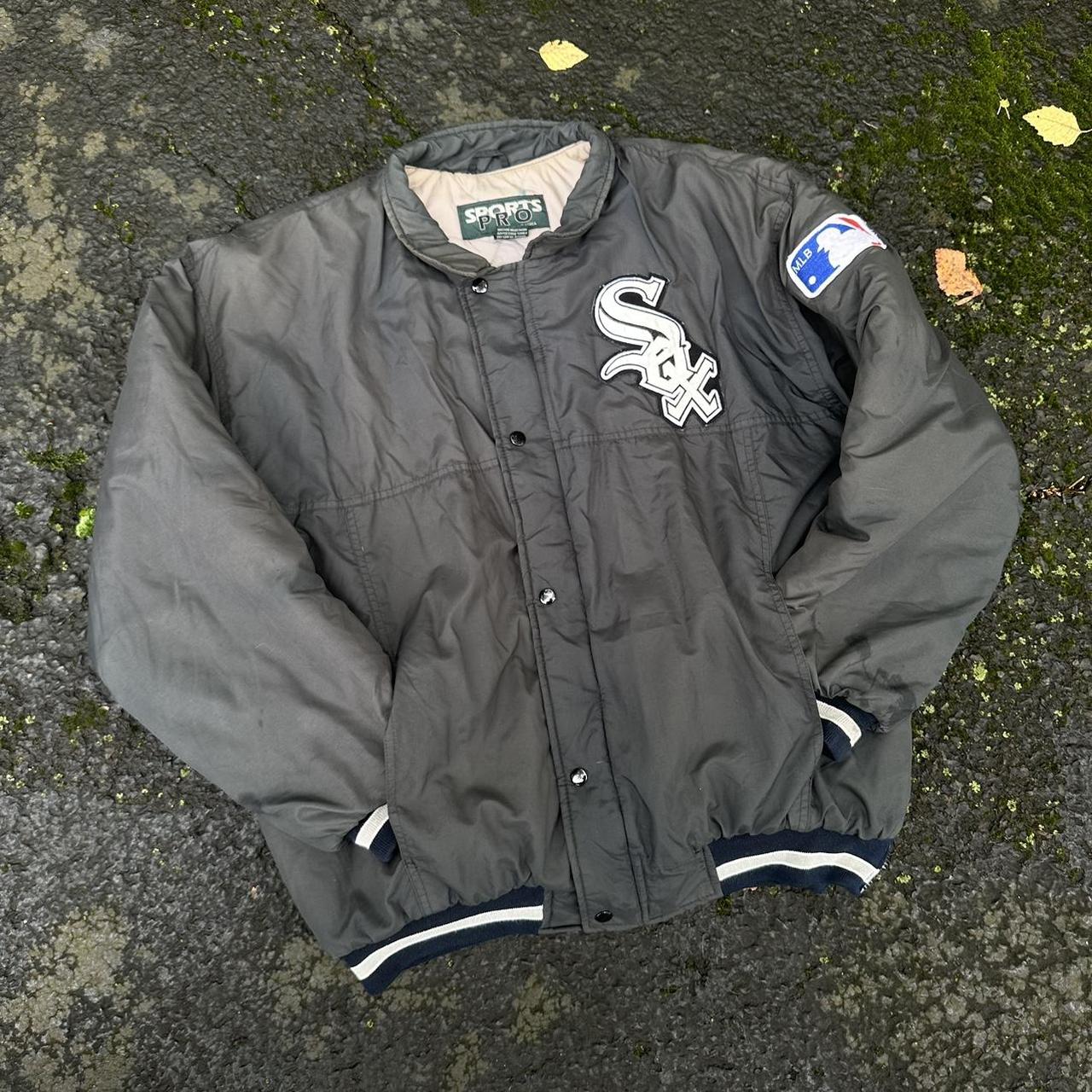 Vintage Chicago White Sox Puffer Jacket. Made by - Depop