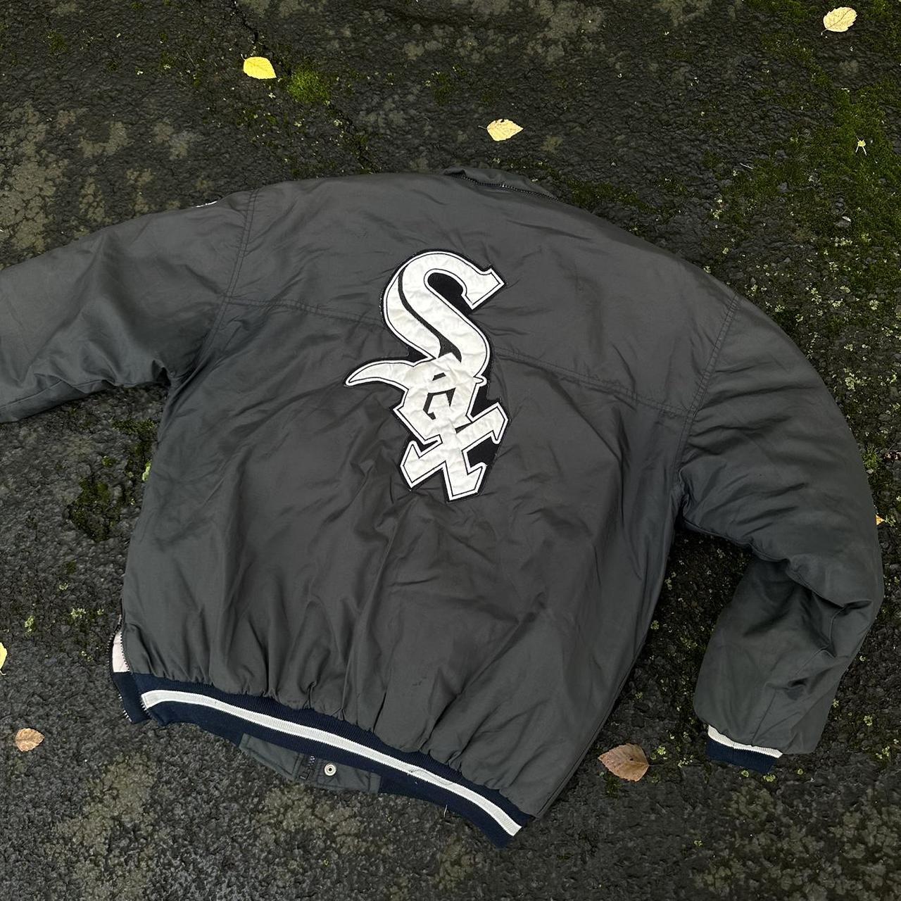 Vintage Chicago White Sox Puffer Jacket. Made by - Depop