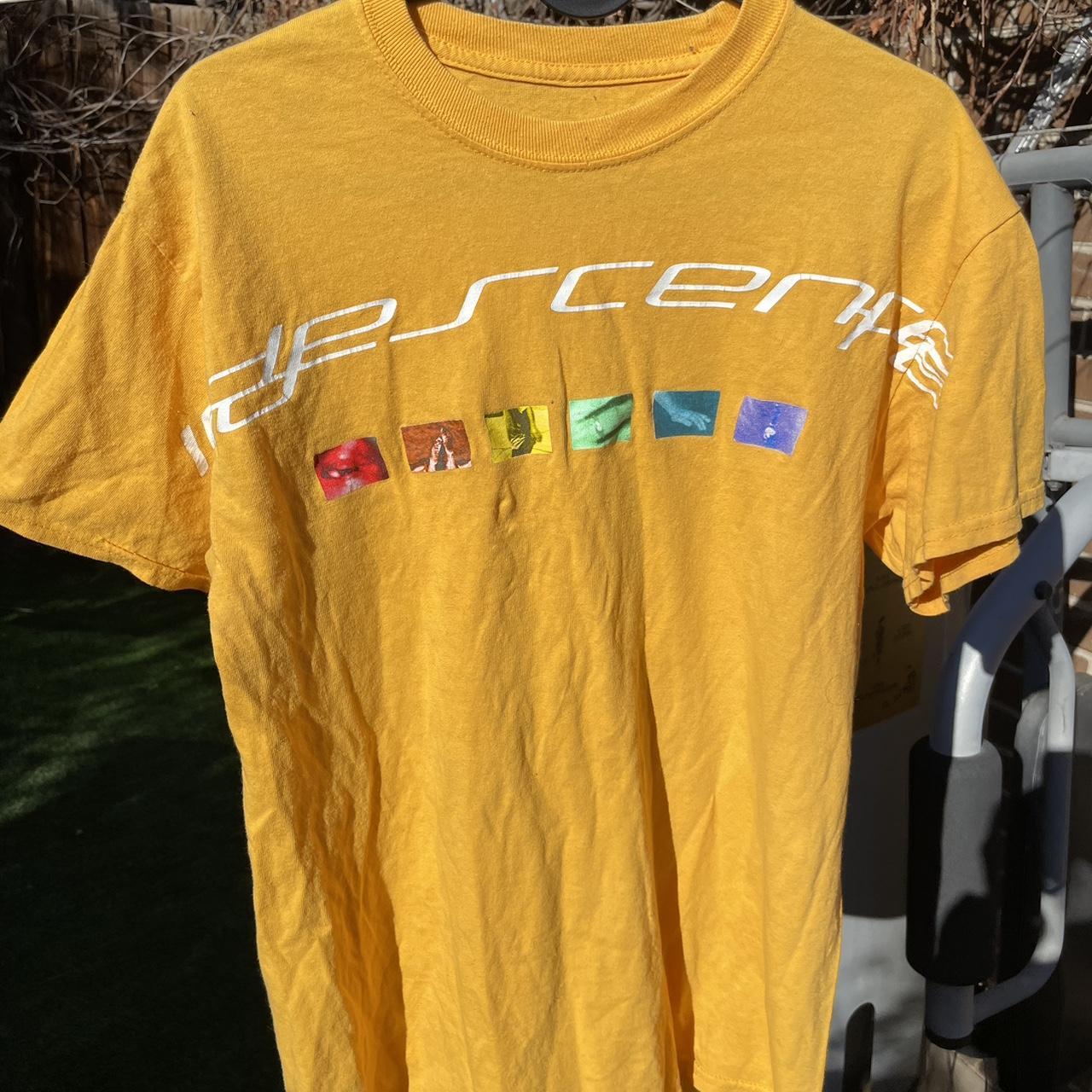 Yellow Brockhampton Iridesence tee from 2018 merch... - Depop