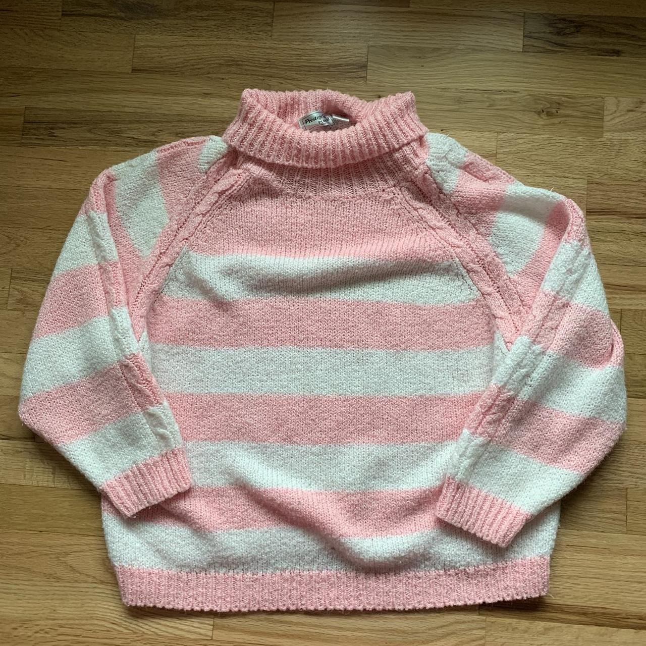 J. Jill Solid Pink Knit Silk Cotton Wrap Sweater Top - Depop