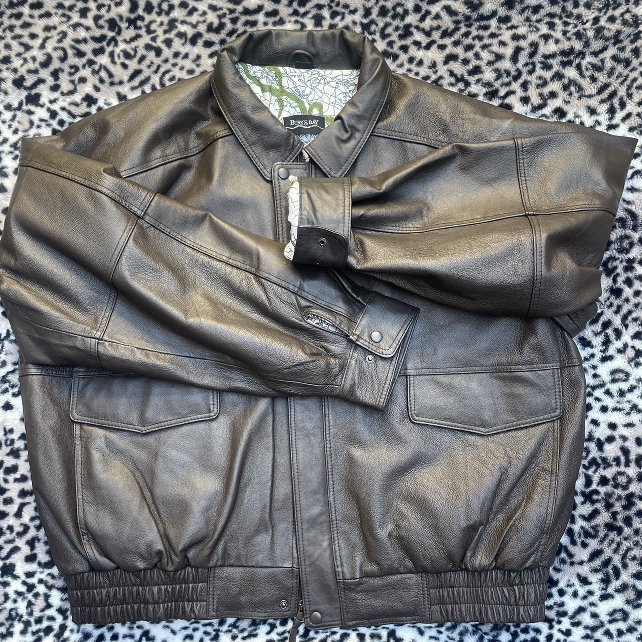 Burk's bay leather jacket best sale