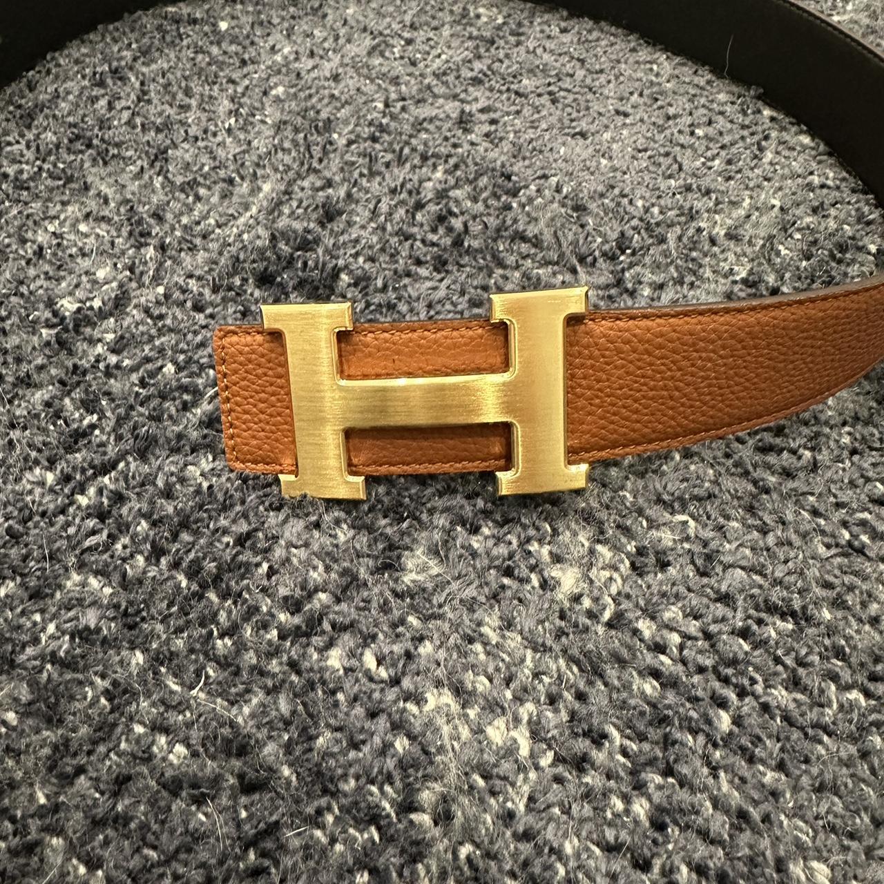 HERMES BROWN BELT!!!!!!!!!!!!!!! hermes belt, never - Depop