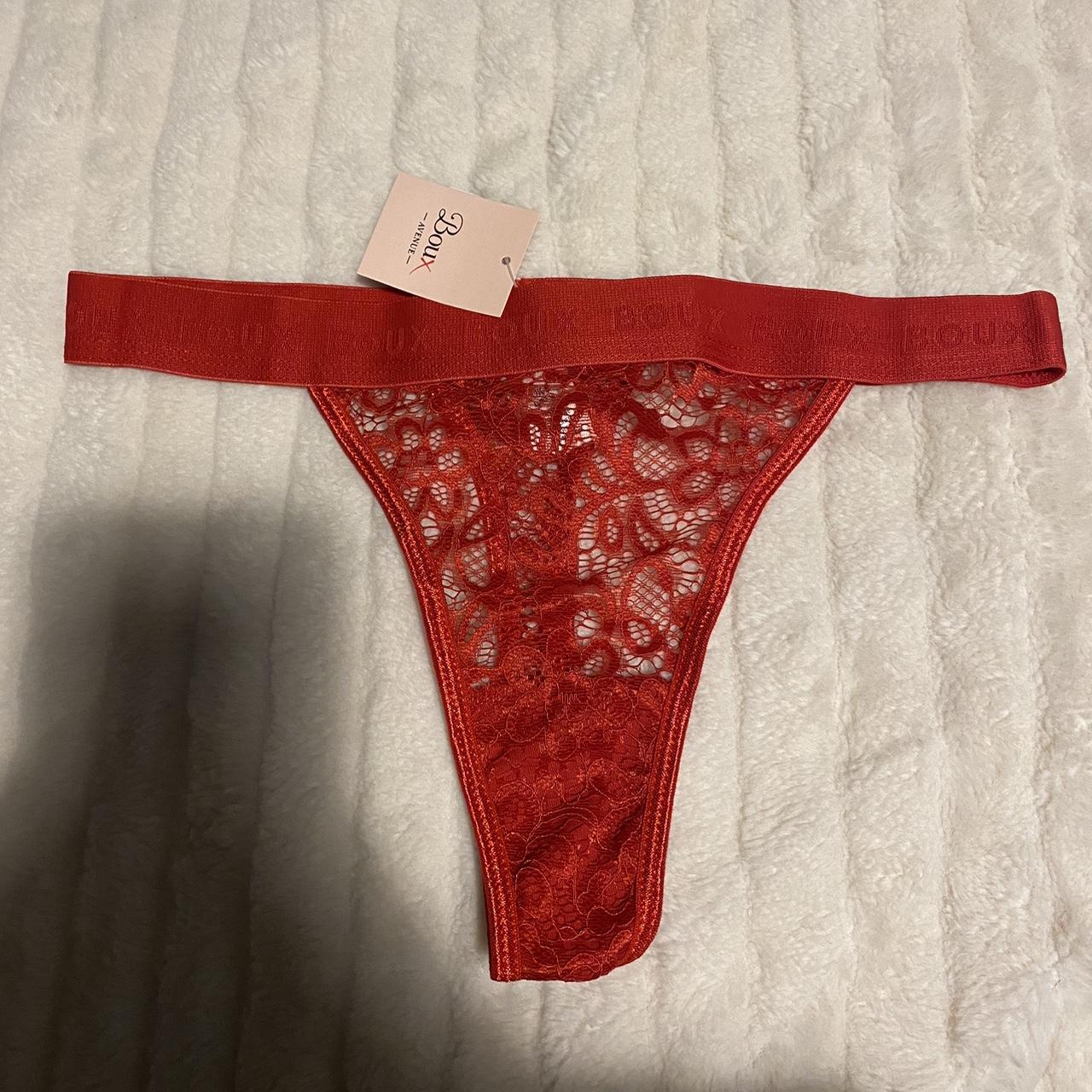 Boux Avenue red thong Never worn Size 8 - Depop