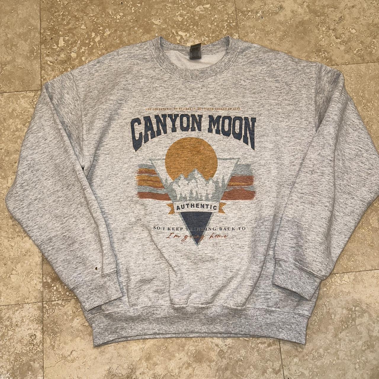 GILDAN Canyon Moon M grey sweater harrystyles Depop