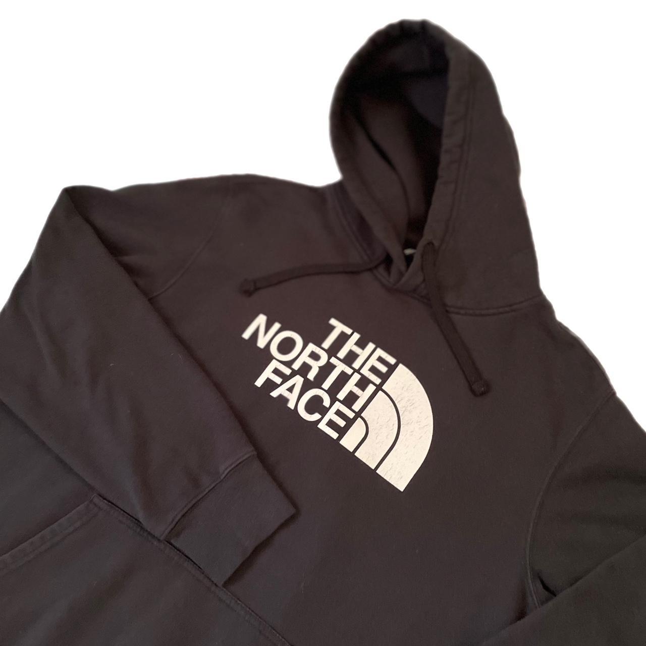 Vintage The North Face Men’s Black Pullover Hoodie... - Depop