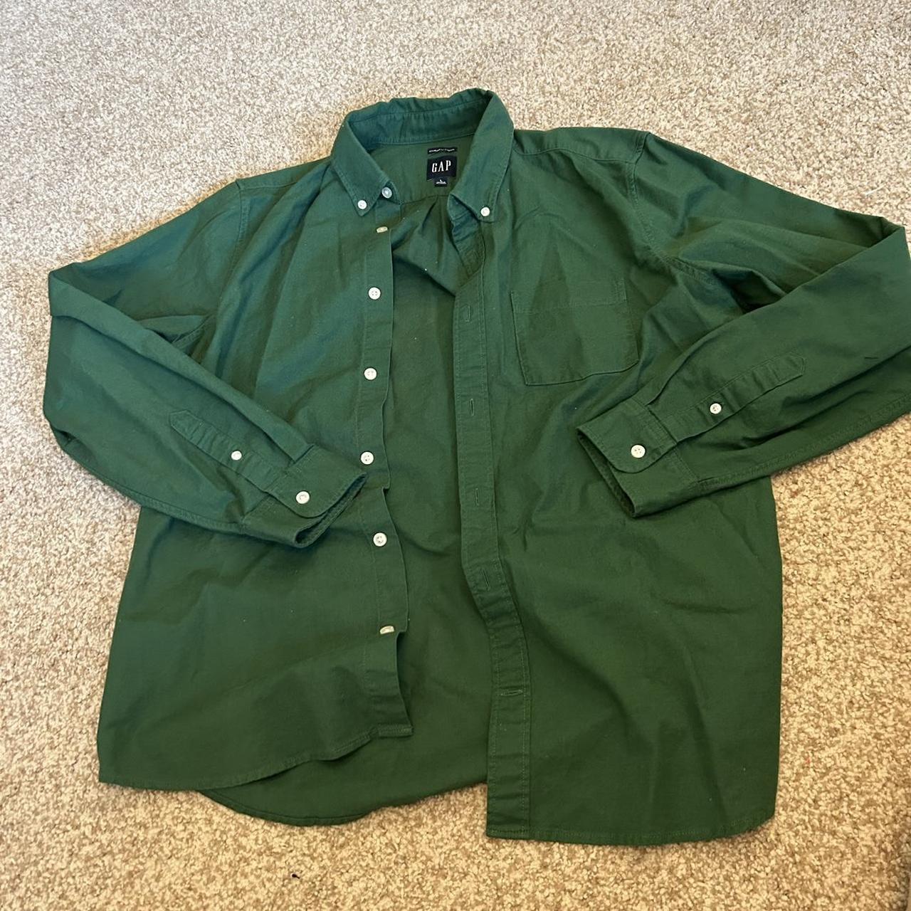 Gap Men's Green Poloshirts Depop