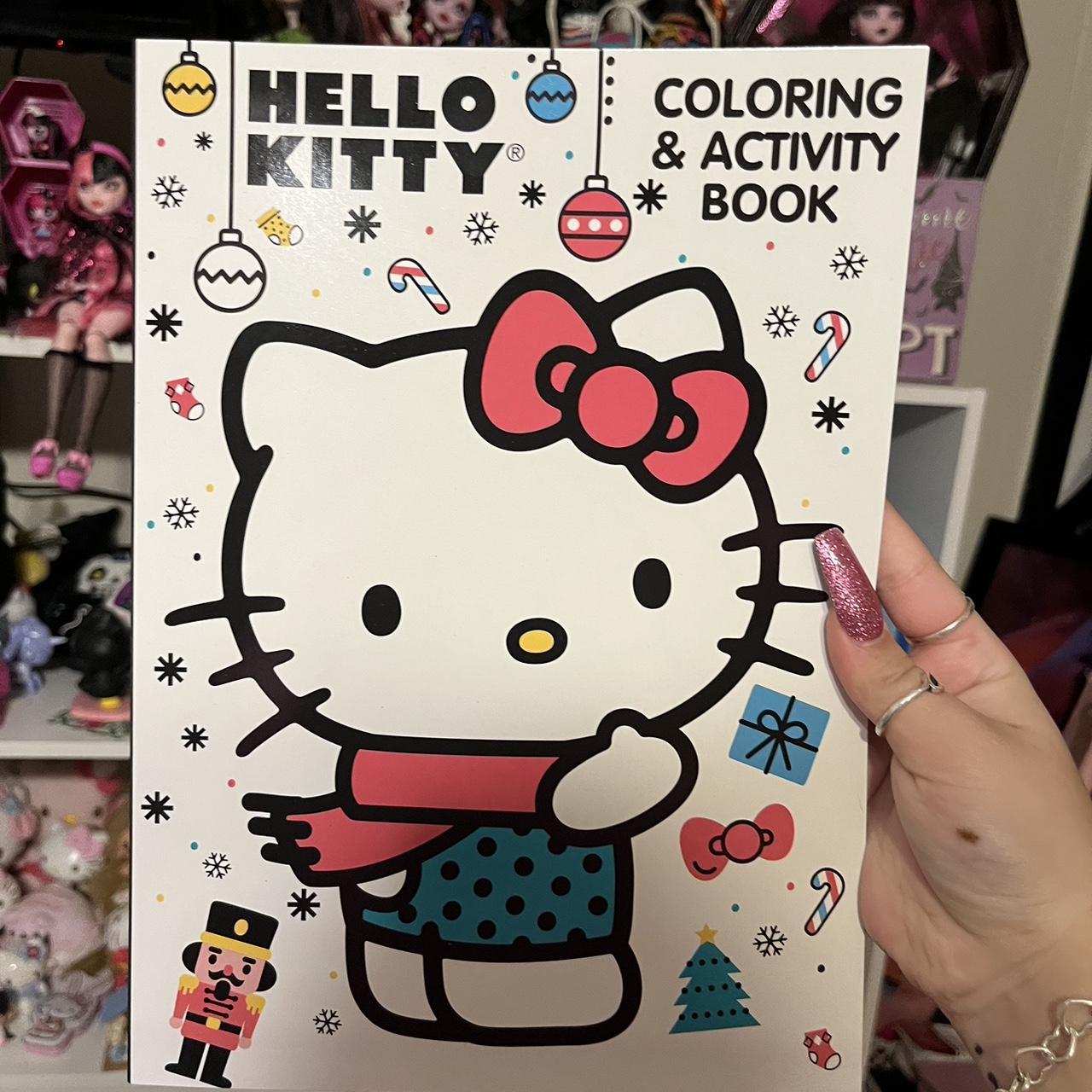 Hello Kitty coloring book winter theme brand new - Depop