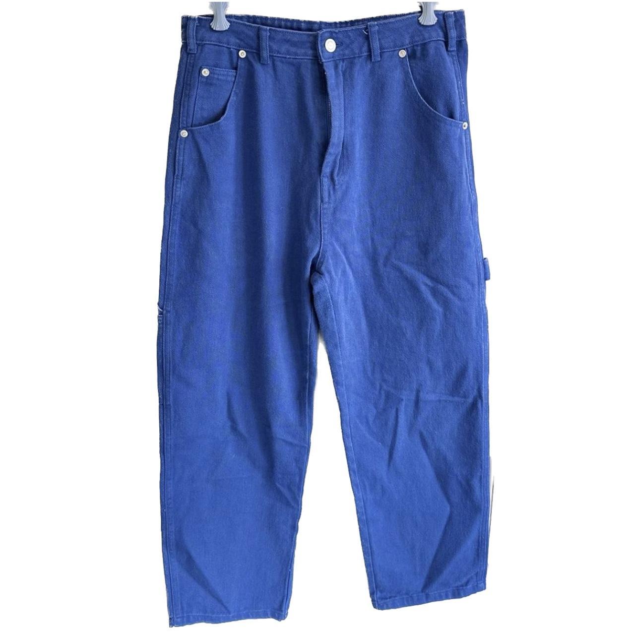 Urban Outfitters Women's Blue Trousers | Depop