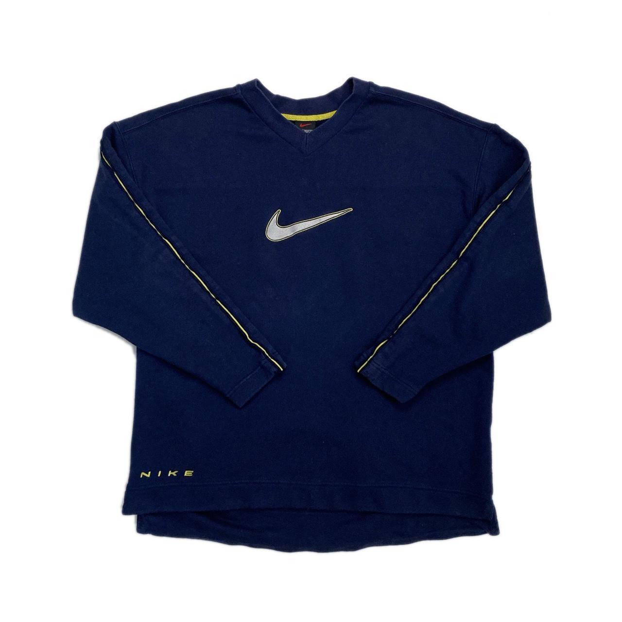 vintage nike v neck sweatshirt