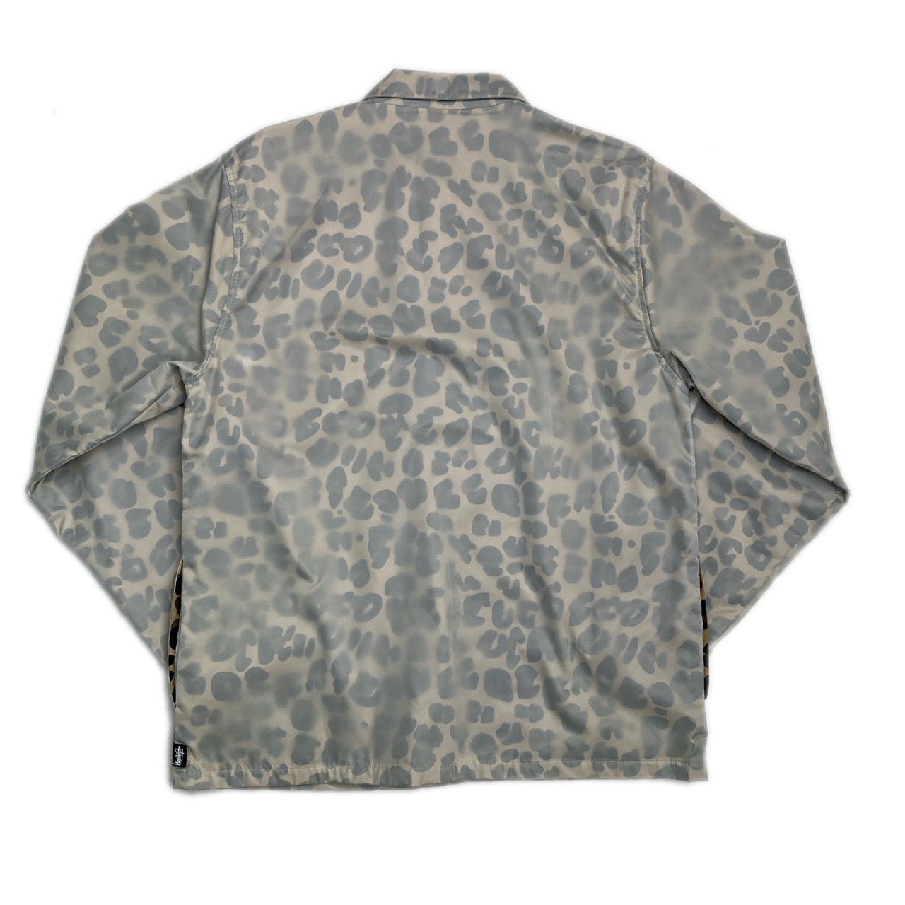 Rare Stussy Nylon Leopard Print Coach Jacket * Free... - Depop