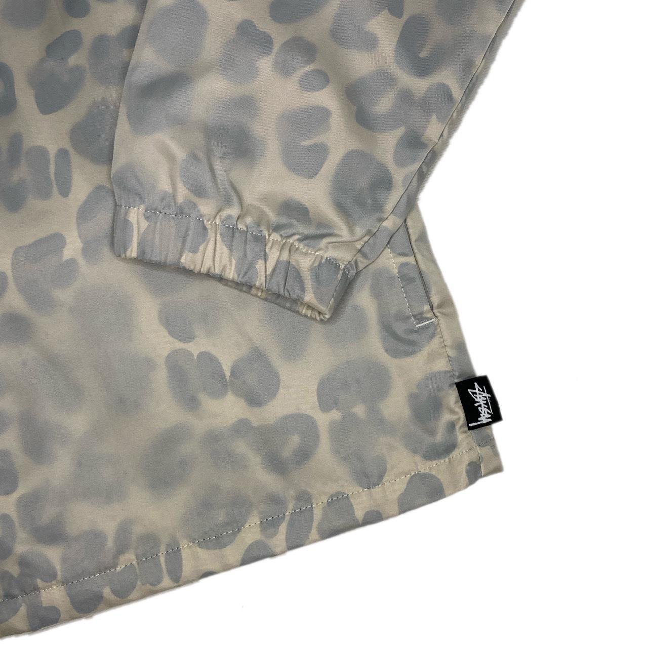 STUSSY TRANSLUCENT COACH JACKET レオパード柄 STUSSY(ステューシー) / TRANSLUCENT COACH JACKET/M/ナイロン