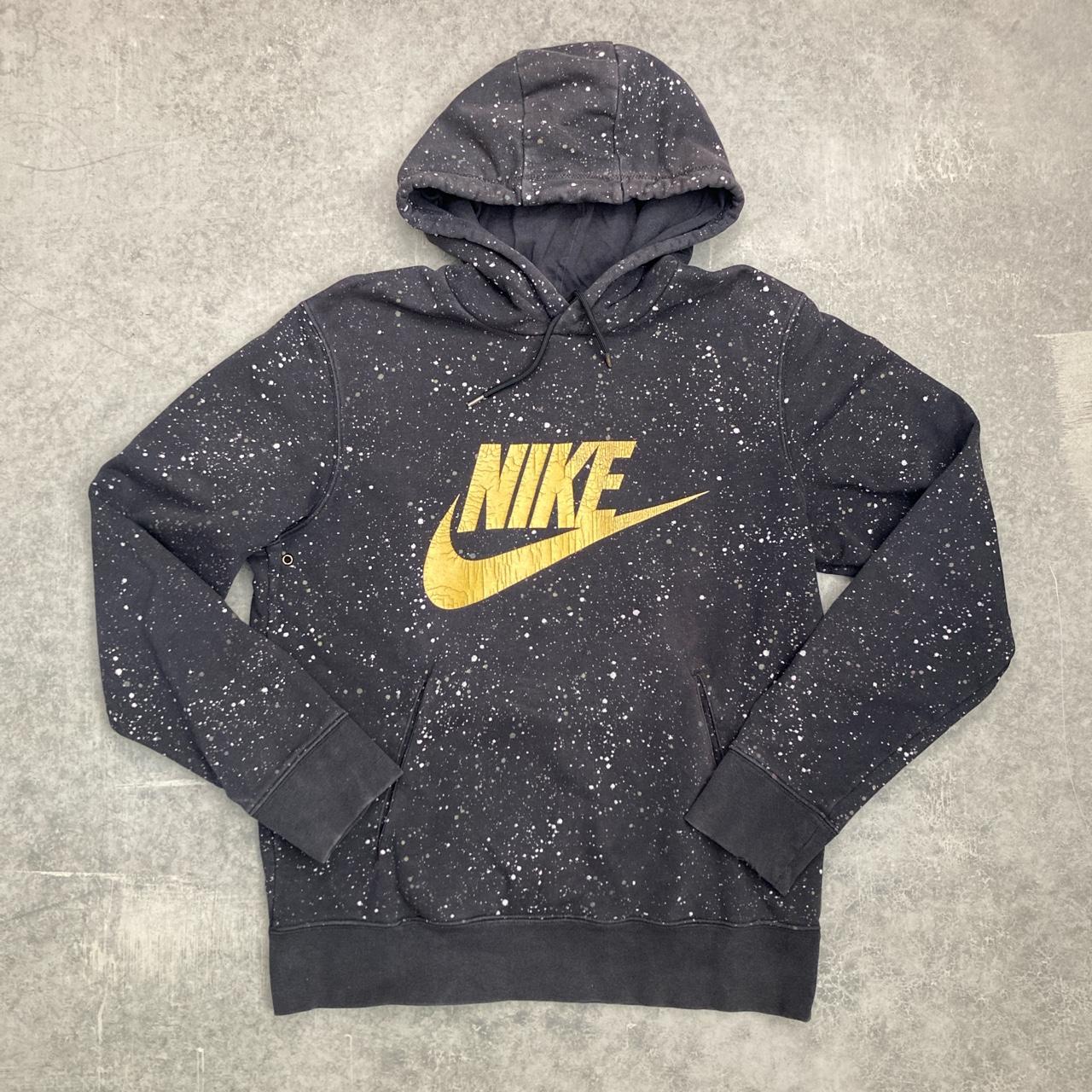 Vintage Nike Black Splatter Hoodie Free